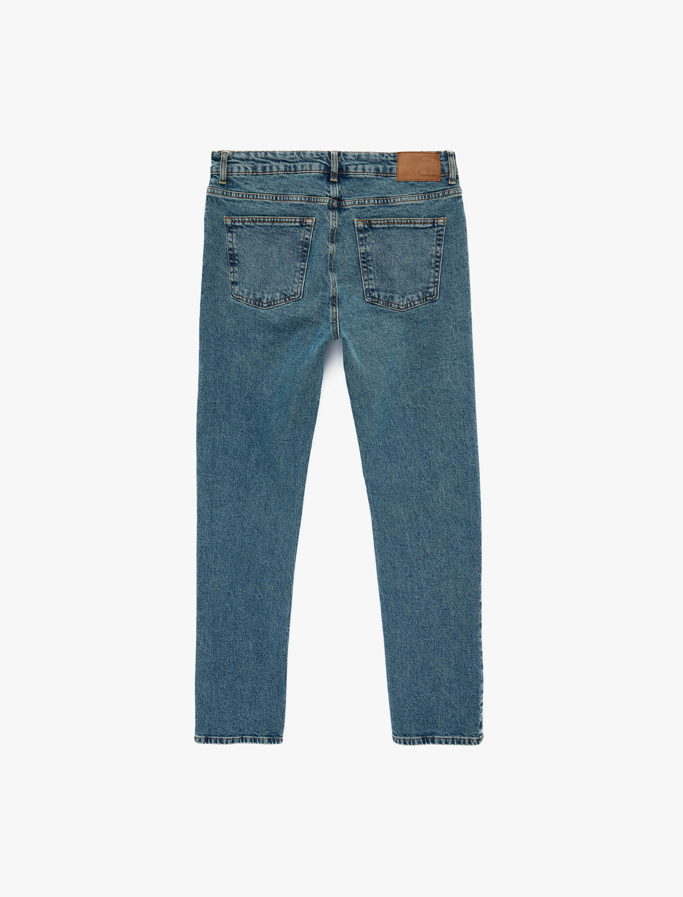   Pamuklu Normal Bel Slim Fit Jean Pantolon - Brad Jean