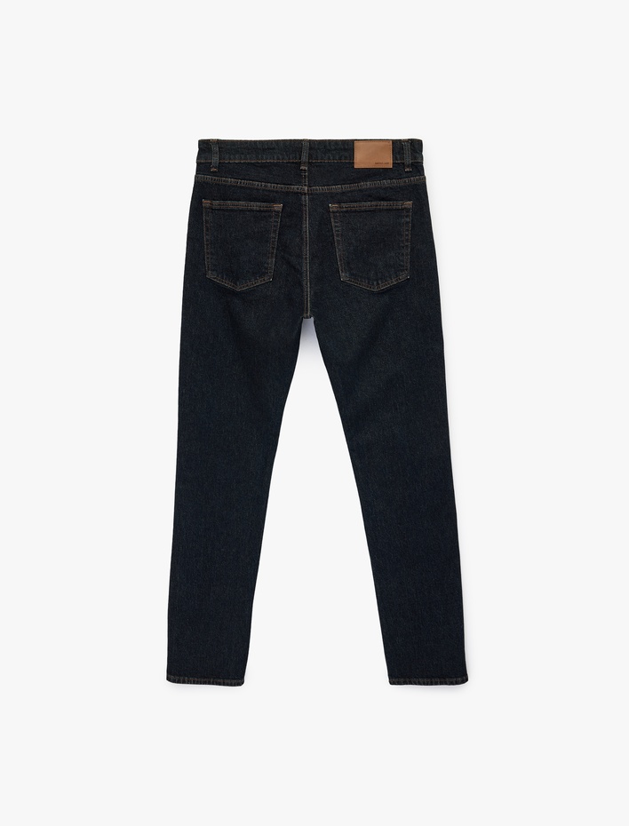  Normal Bel Pamuklu Slim Fit Jean Pantolon - Brad Jean