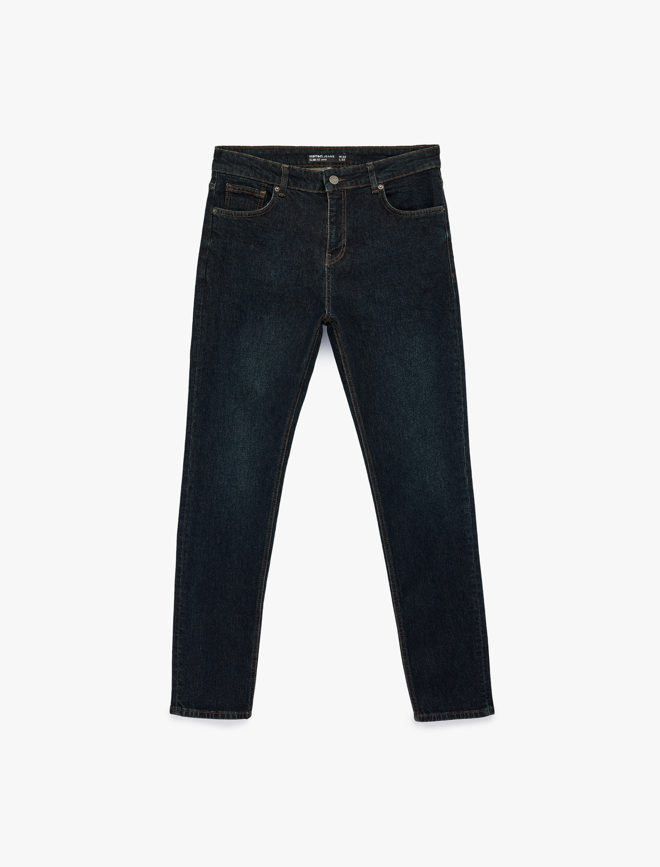   Normal Bel Pamuklu Slim Fit Jean Pantolon - Brad Jean