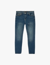 Pamuklu Normal Bel Slim Fit Jean Pantolon - Brad Jean