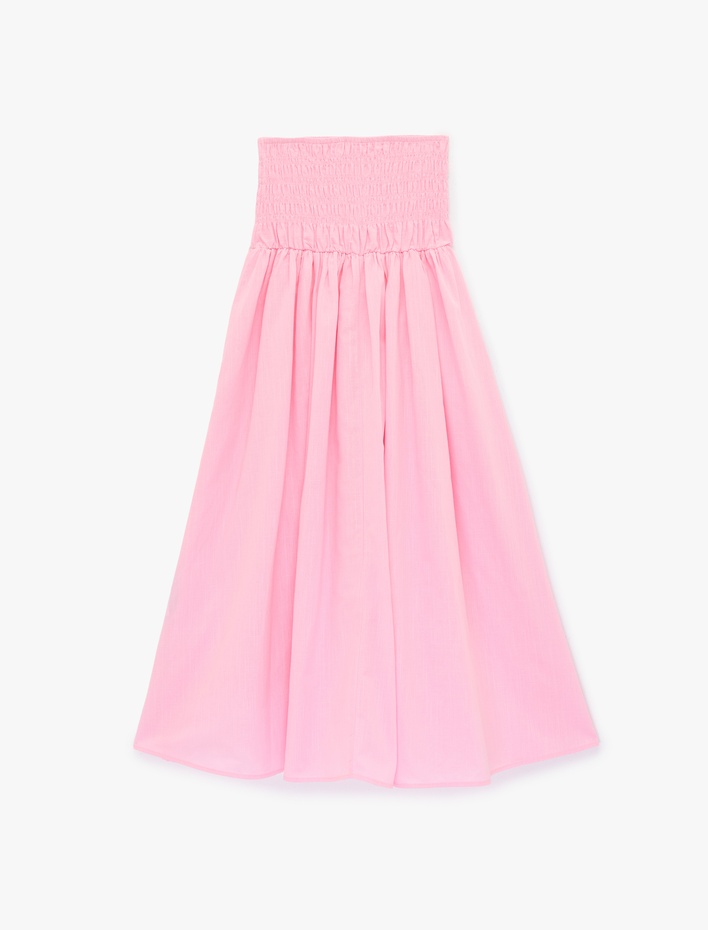  Gipeli A Kesim Pamuklu Uzun Etek