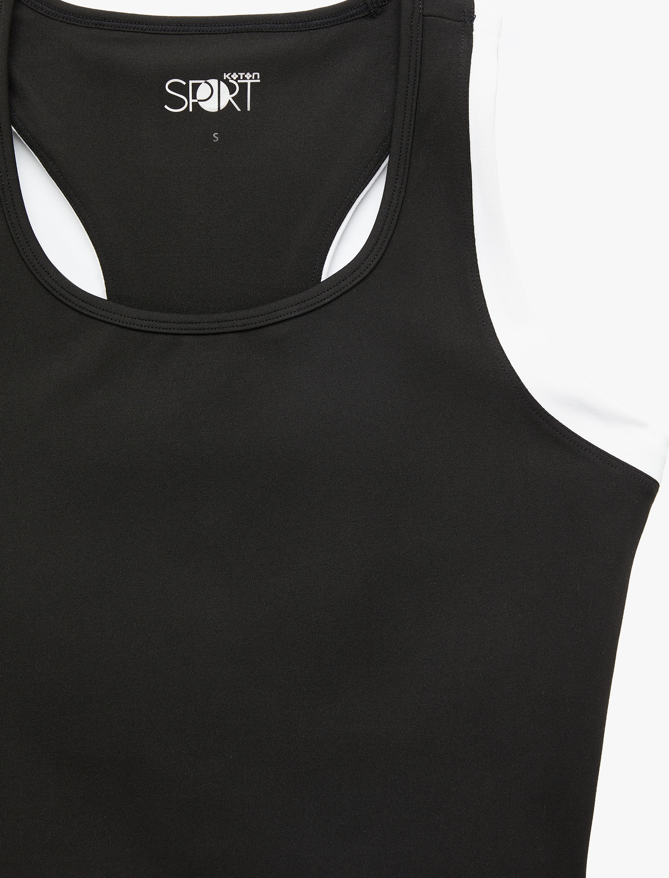   Kolsuz Bisiklet Yaka Slim Fit Sporcu Atleti