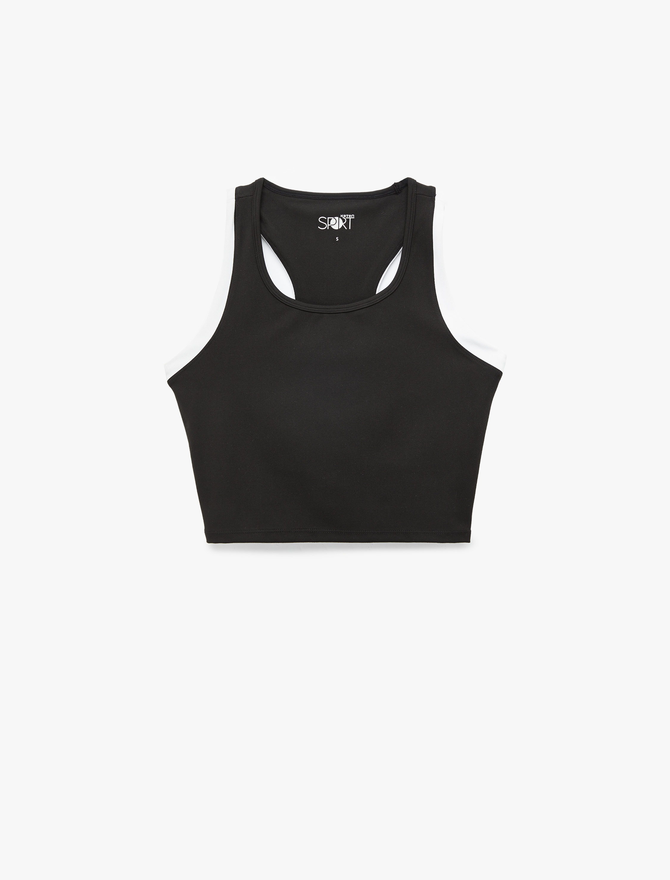   Kolsuz Bisiklet Yaka Slim Fit Sporcu Atleti