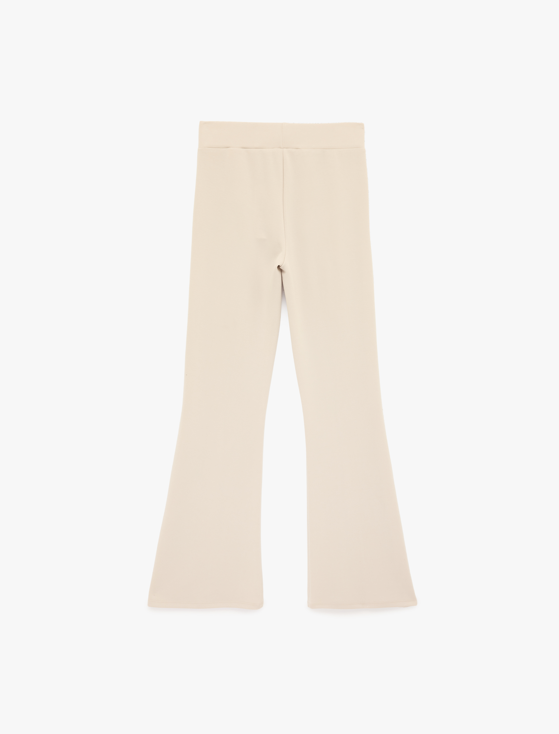   Dikiş Detaylı Modal Karışımlı İspanyol Paça Eşofman Altı