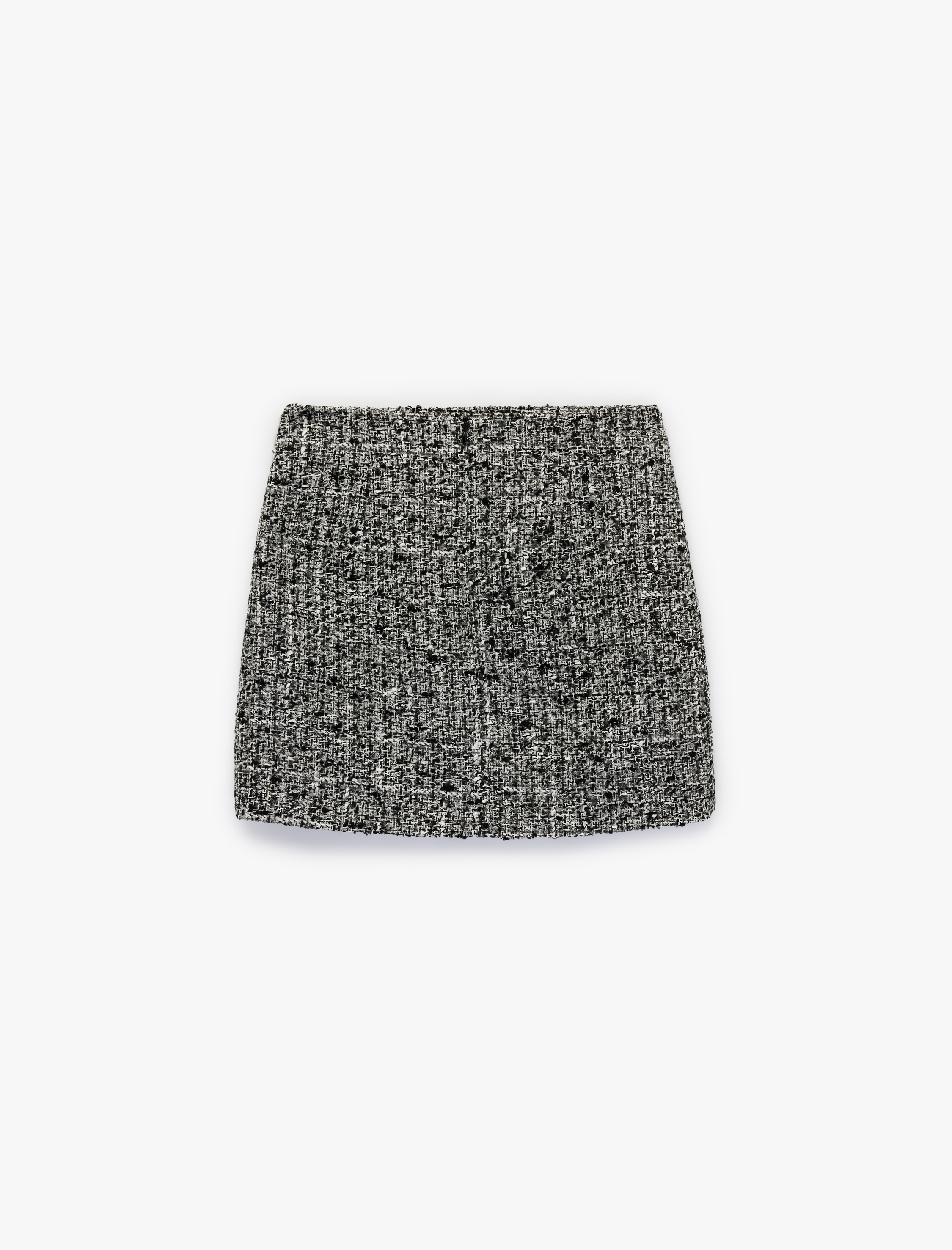   Slim Fit A Kesim Mini Tüvit Etek