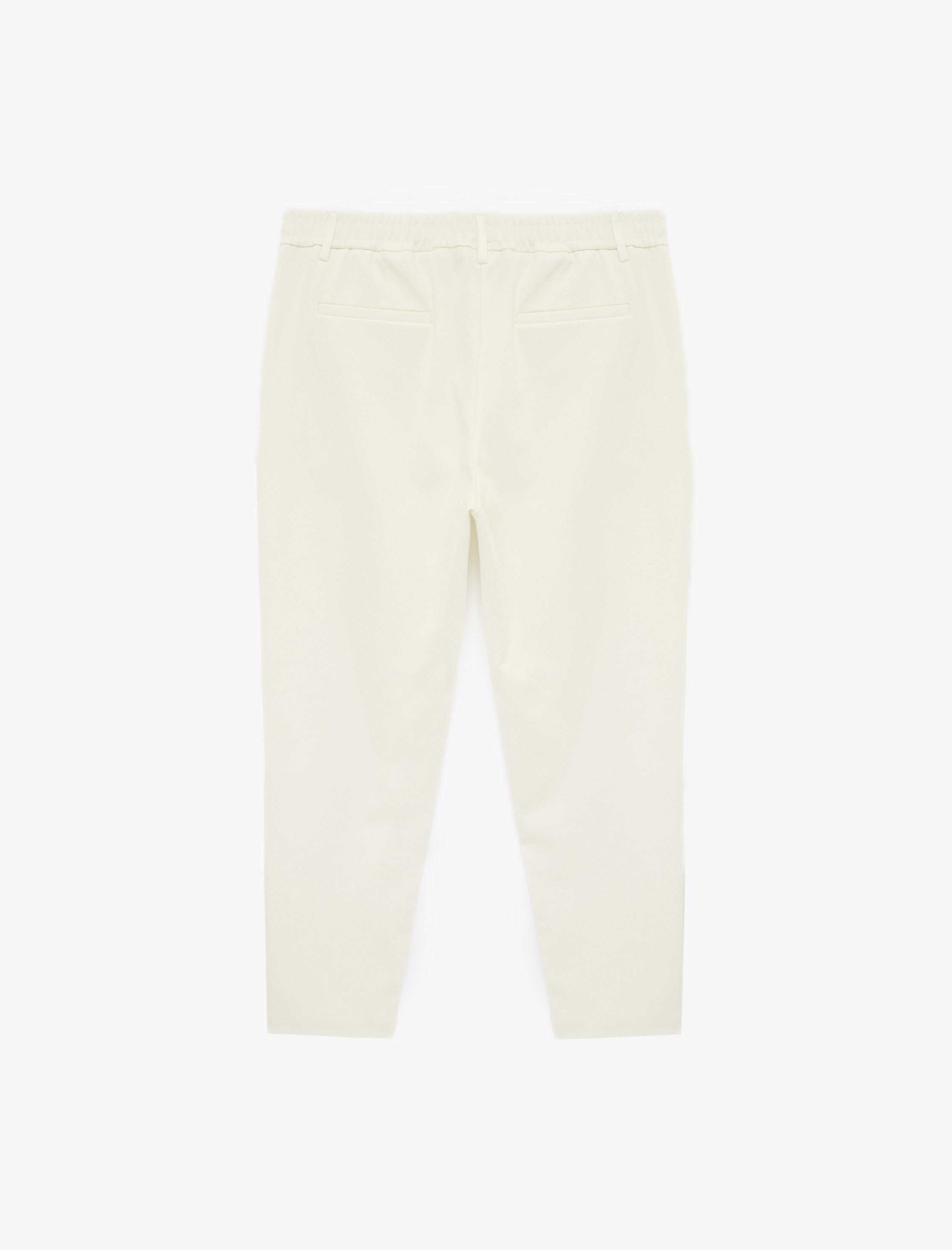   Slim Fit Viskon Karışımlı Cepli Düğmeli Chino Pantolon