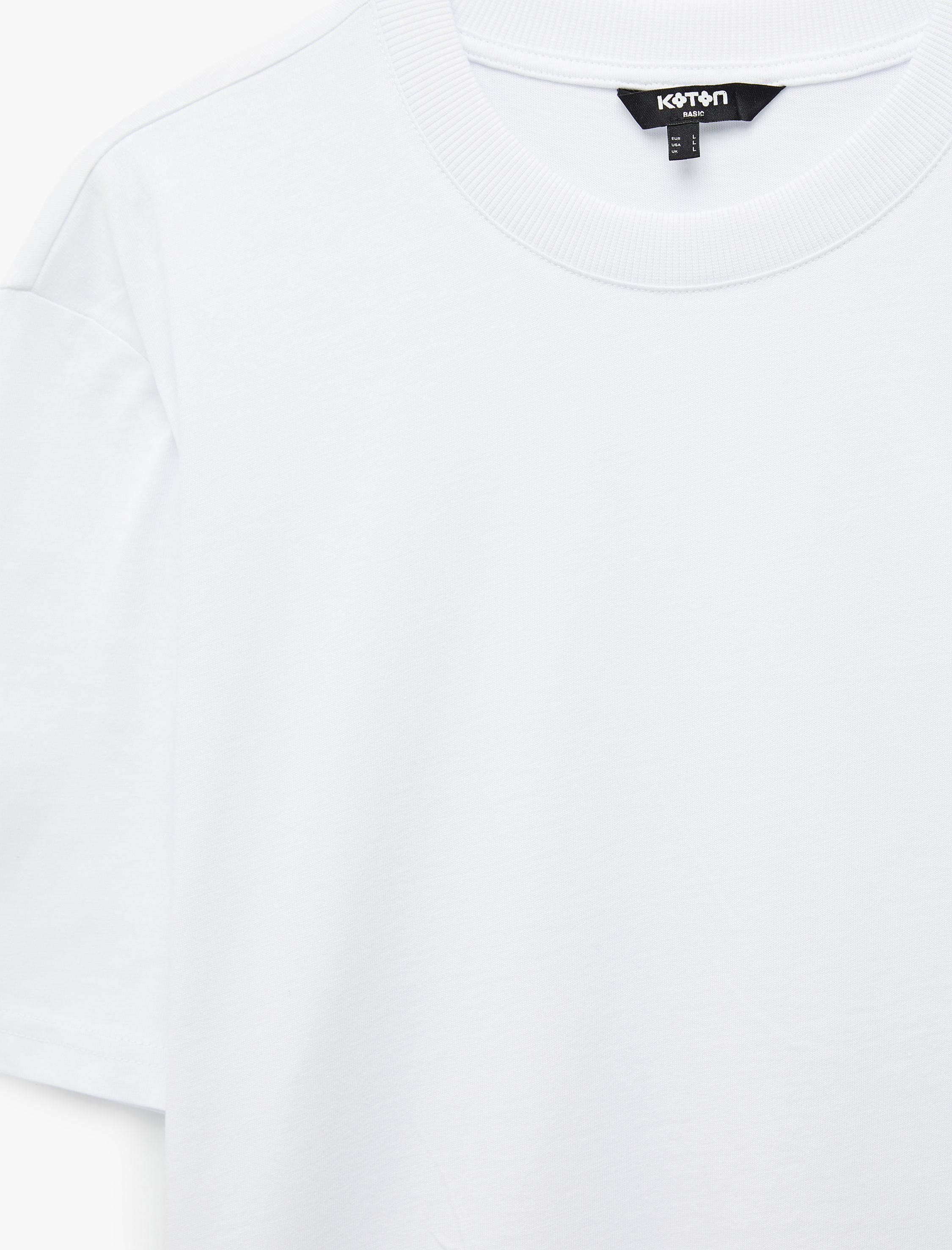   Regular Fit Bisiklet Yaka Pamuklu Basic Kısa Kollu Tişört