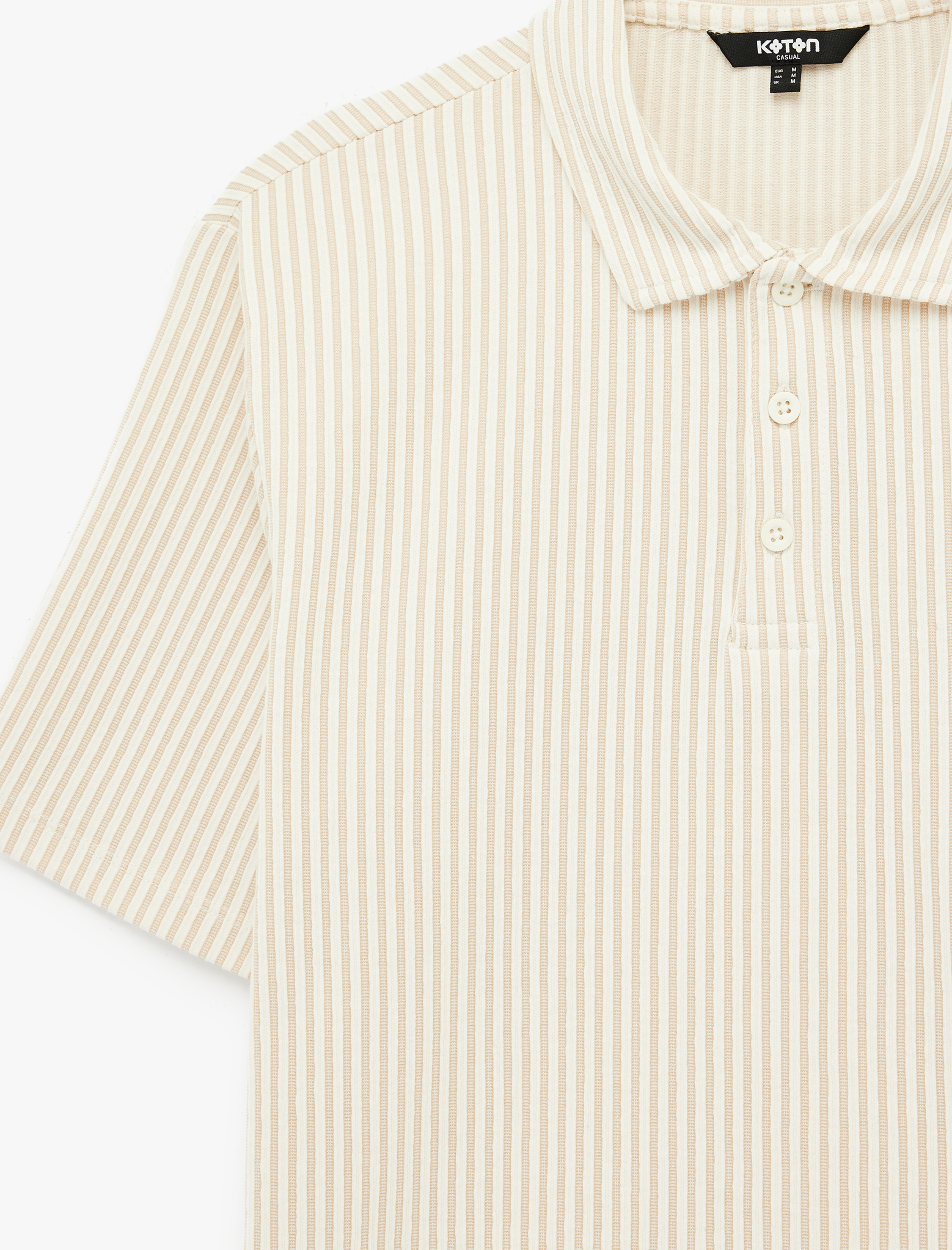   Regular Fit Kısa Kollu Düğmeli Polo Yaka Tişört