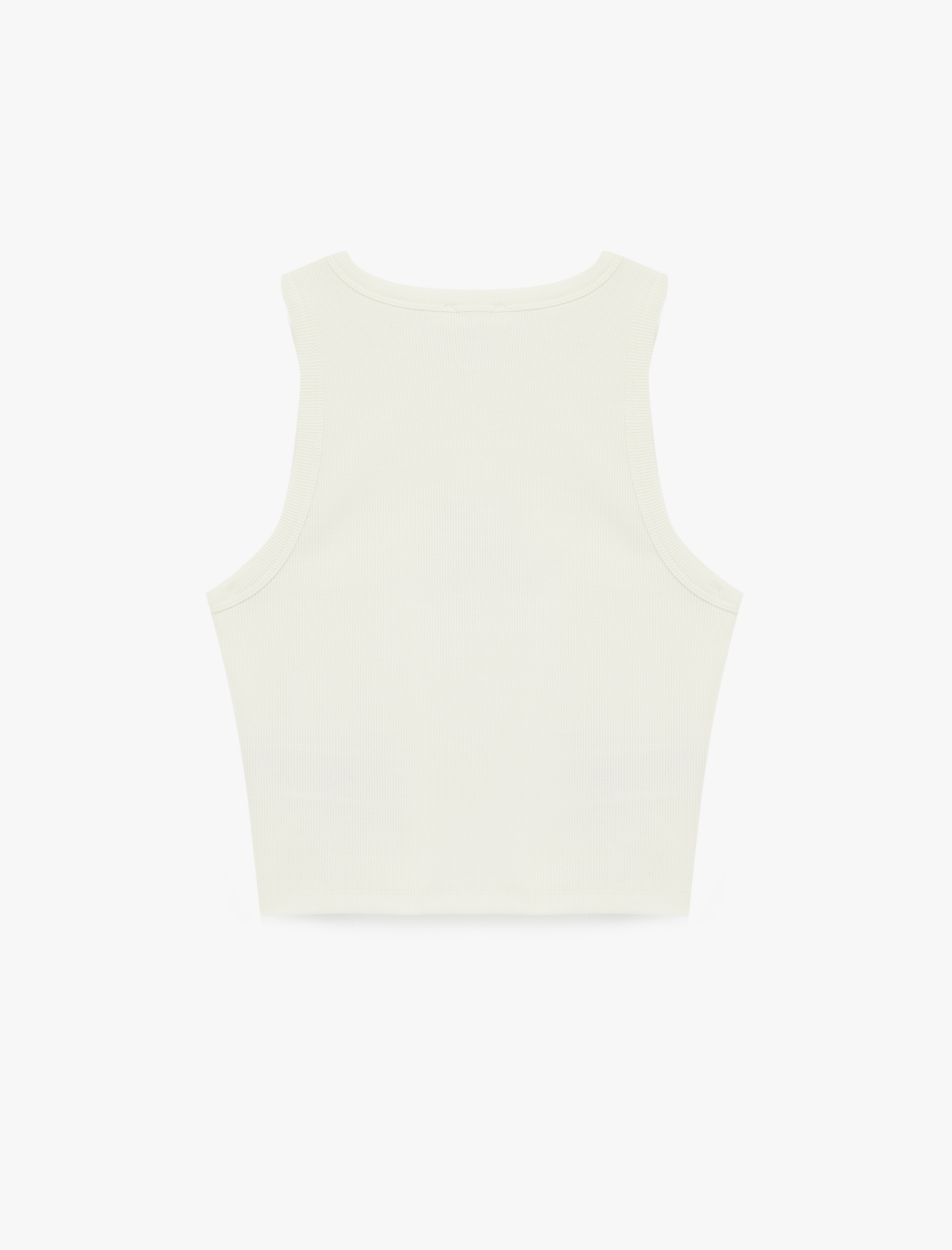   Pamuklu Kolsuz Bisiklet Yaka Baskılı Atlet