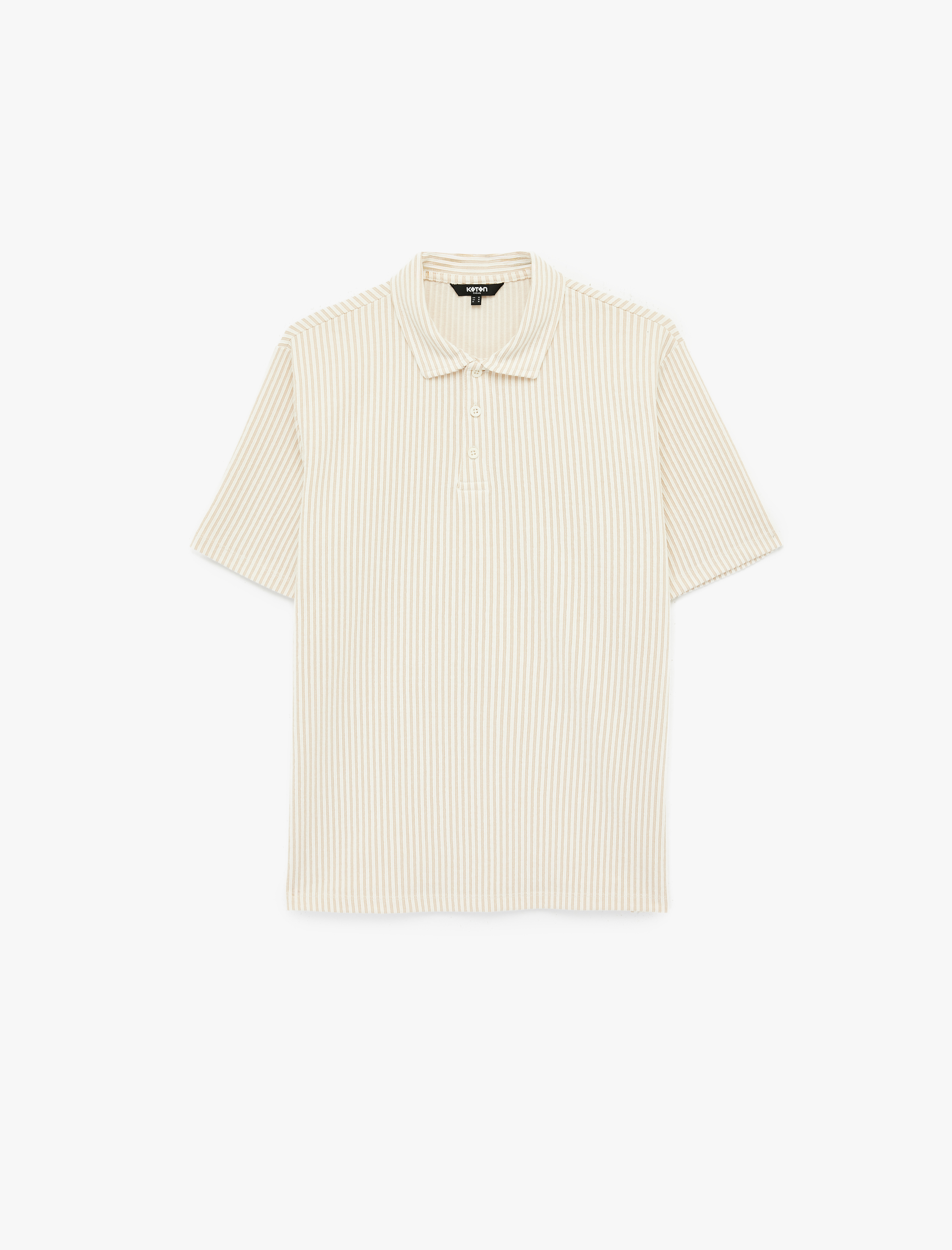   Regular Fit Kısa Kollu Düğmeli Polo Yaka Tişört