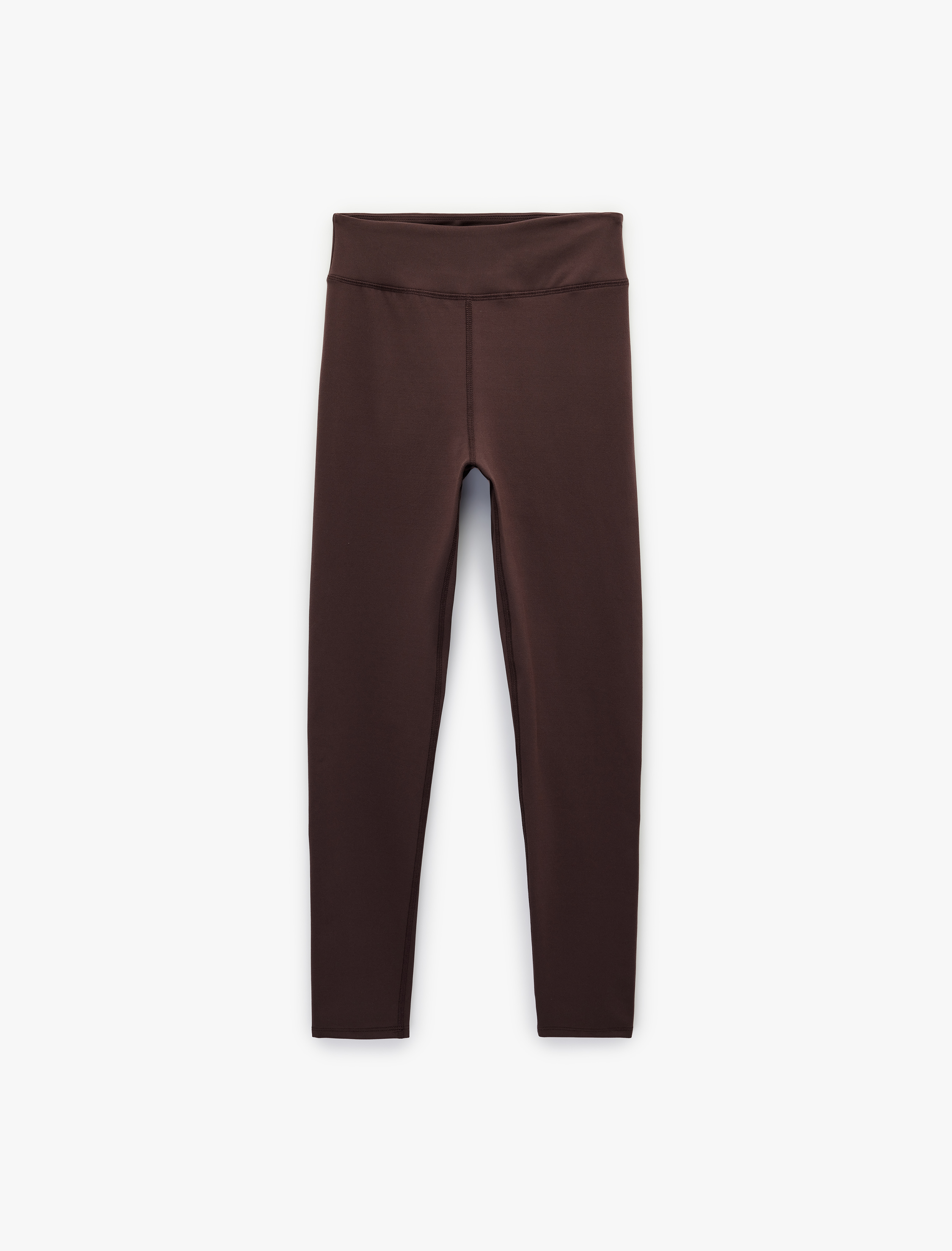   Yüksek Bel Dikiş Detaylı Slim Fit Spor Tayt