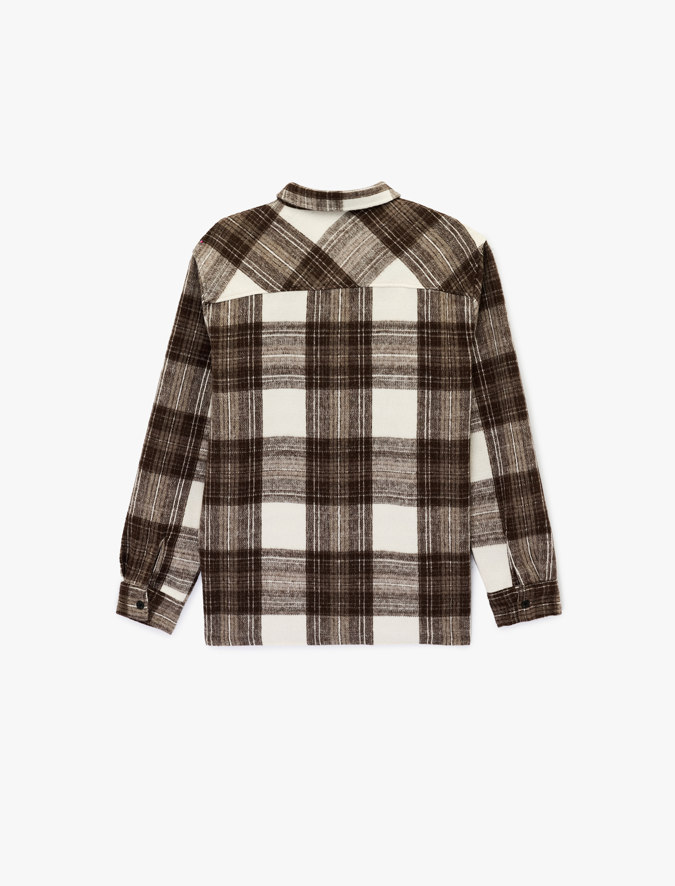   Regular Fit Cepli Klasik Yaka Uzun Kollu Oduncu Gömleği