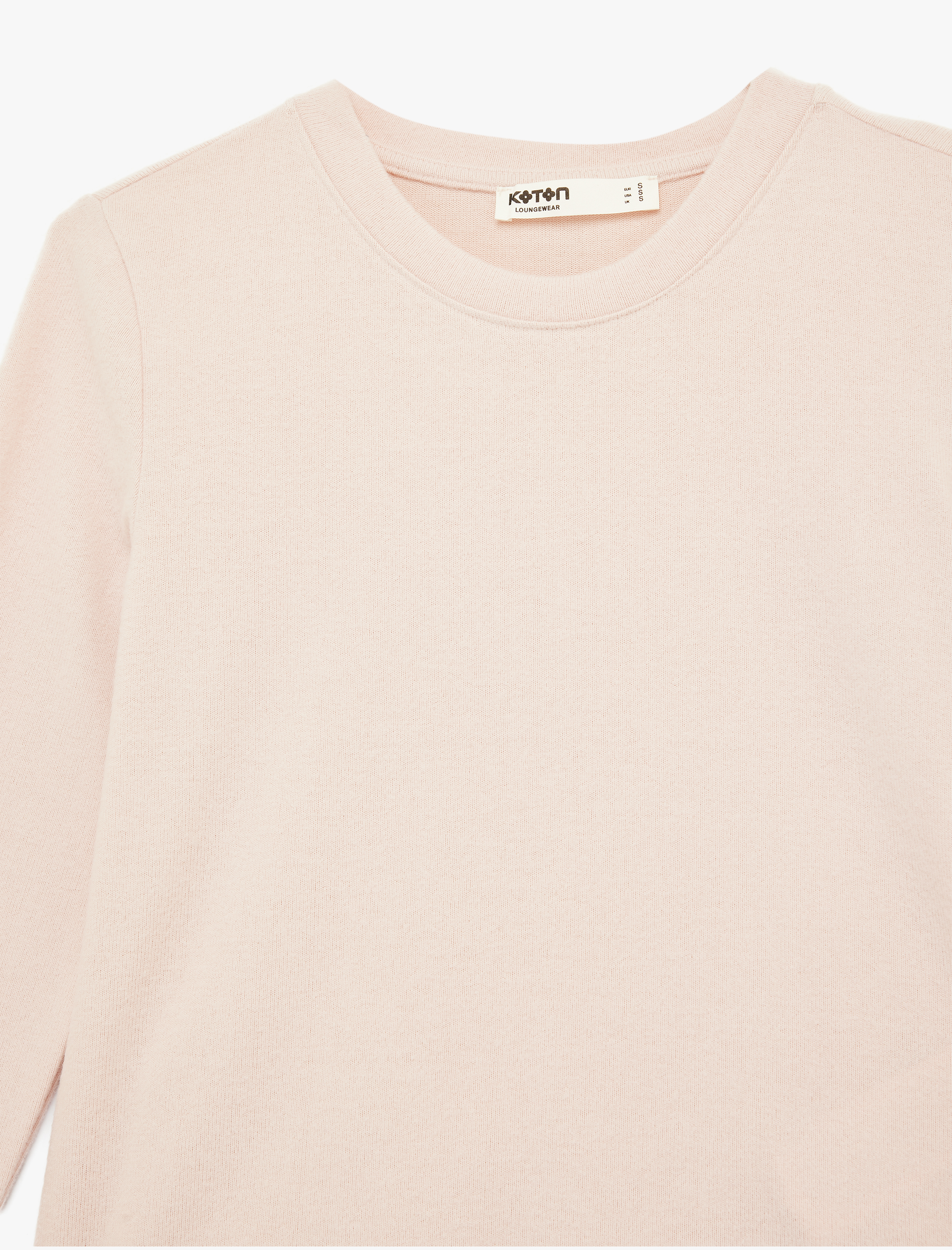   Uzun Kollu Viskon Karışımlı Örme Slim Fit Pijama Takımı - 2'li Set