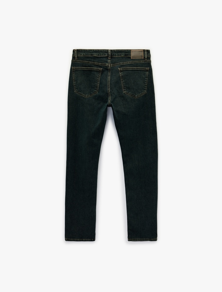  Normal Bel Cepli Slim Fit Jean Pantolon - Brad Jean