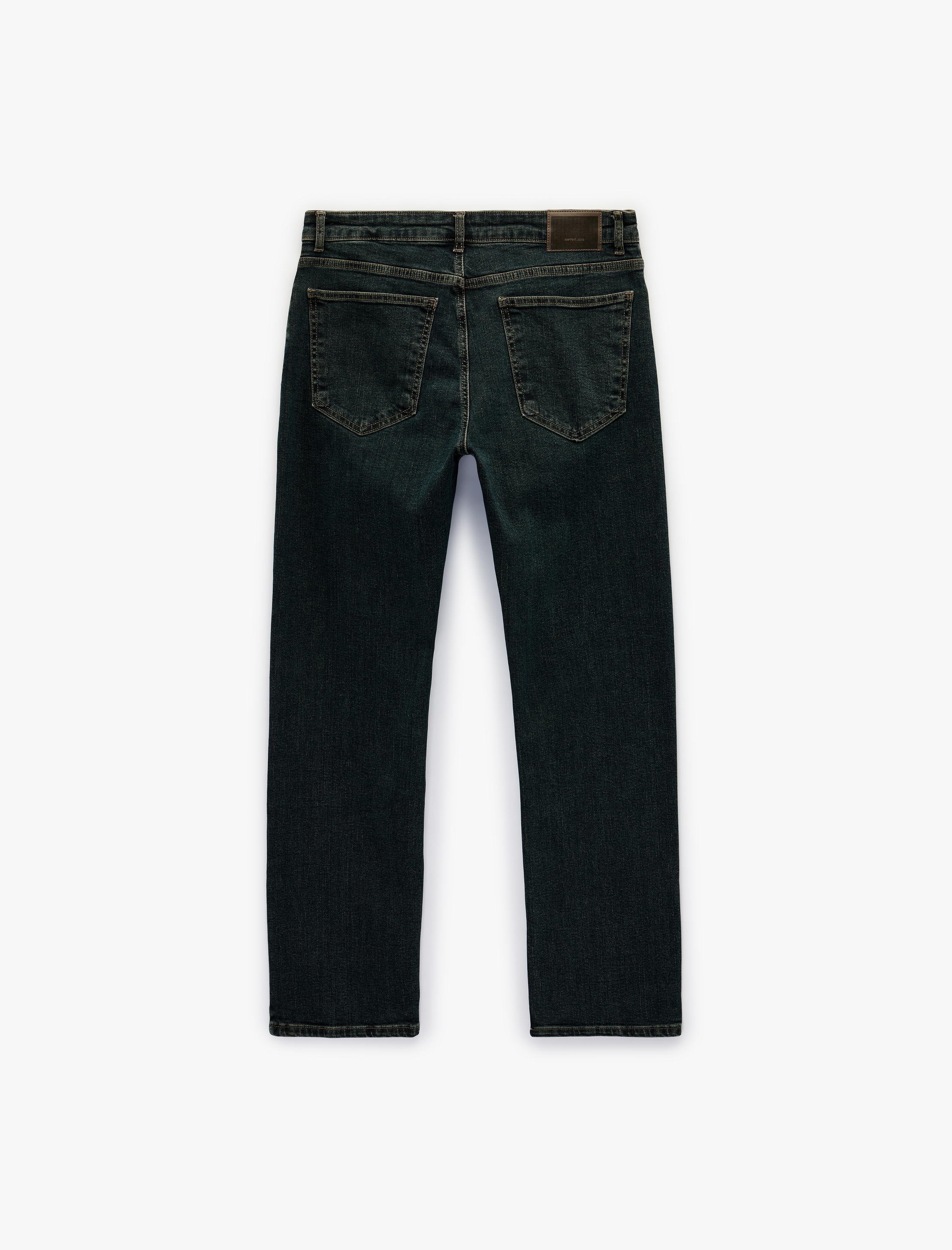   Pamuklu Düz Paça Normal Bel Straight Fit Jean Pantolon - Mark Jean