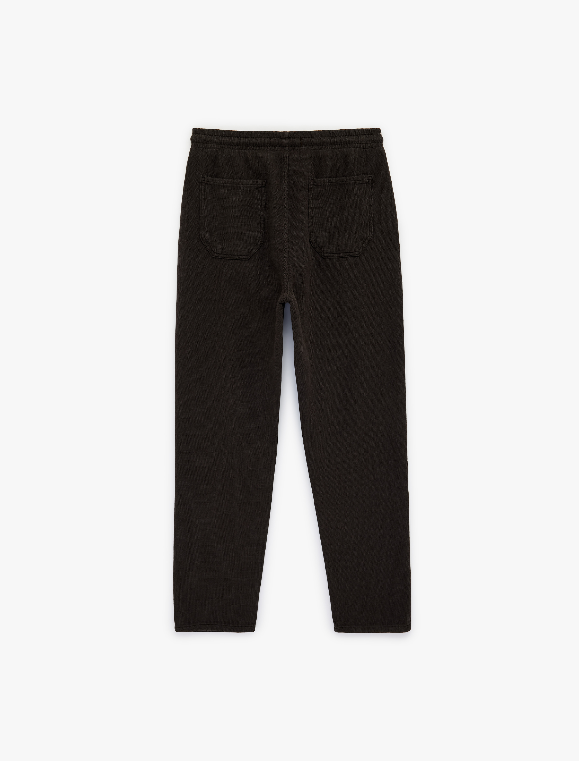   Regular Fit Pamuklu Cepli Beli Bağcıklı Pantolon