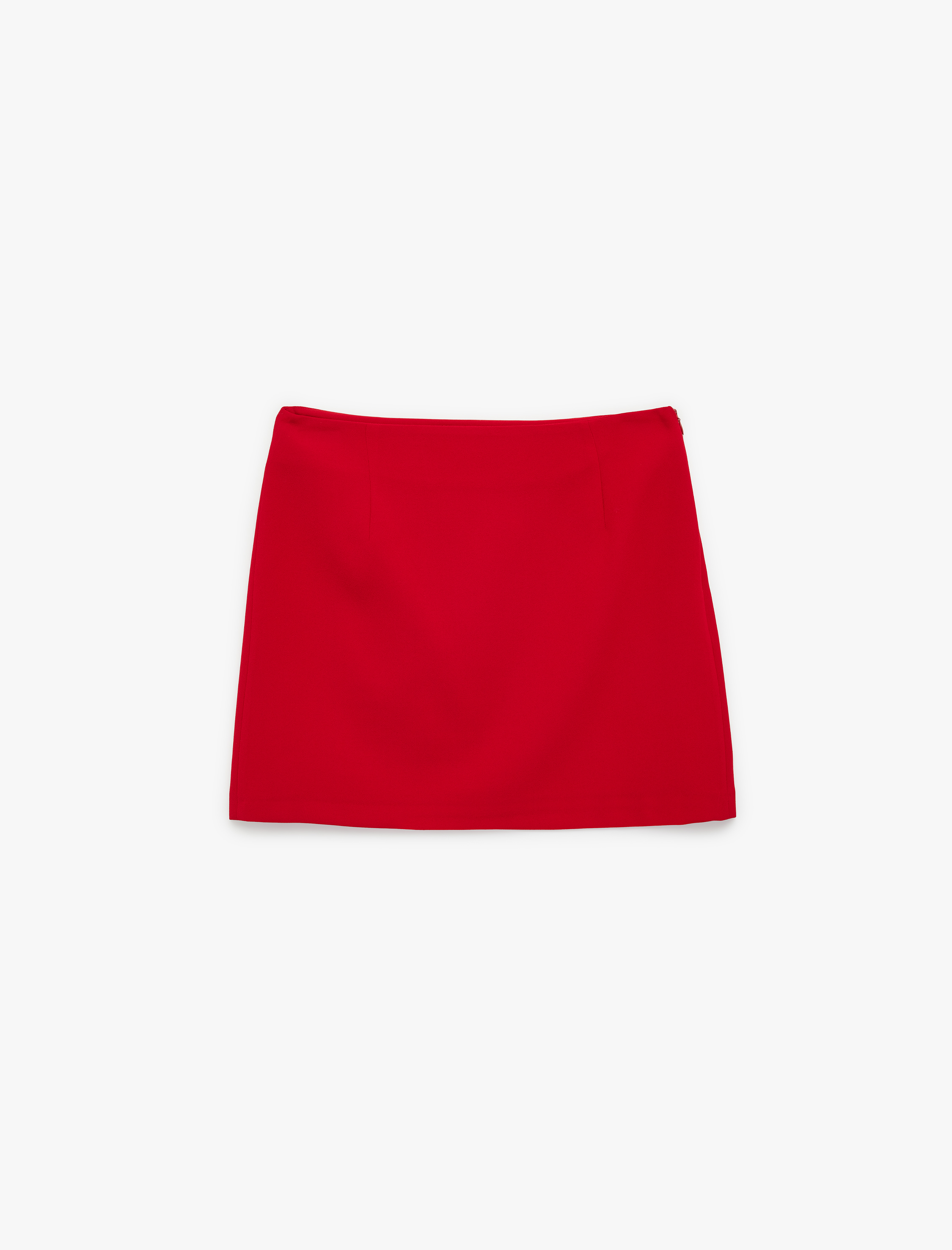   Krep Kumaş Mini A Kesim Etek