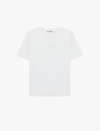 Ayıcık Baskılı Kısa Kollu Baskılı Pamuklu Oversize Tişört