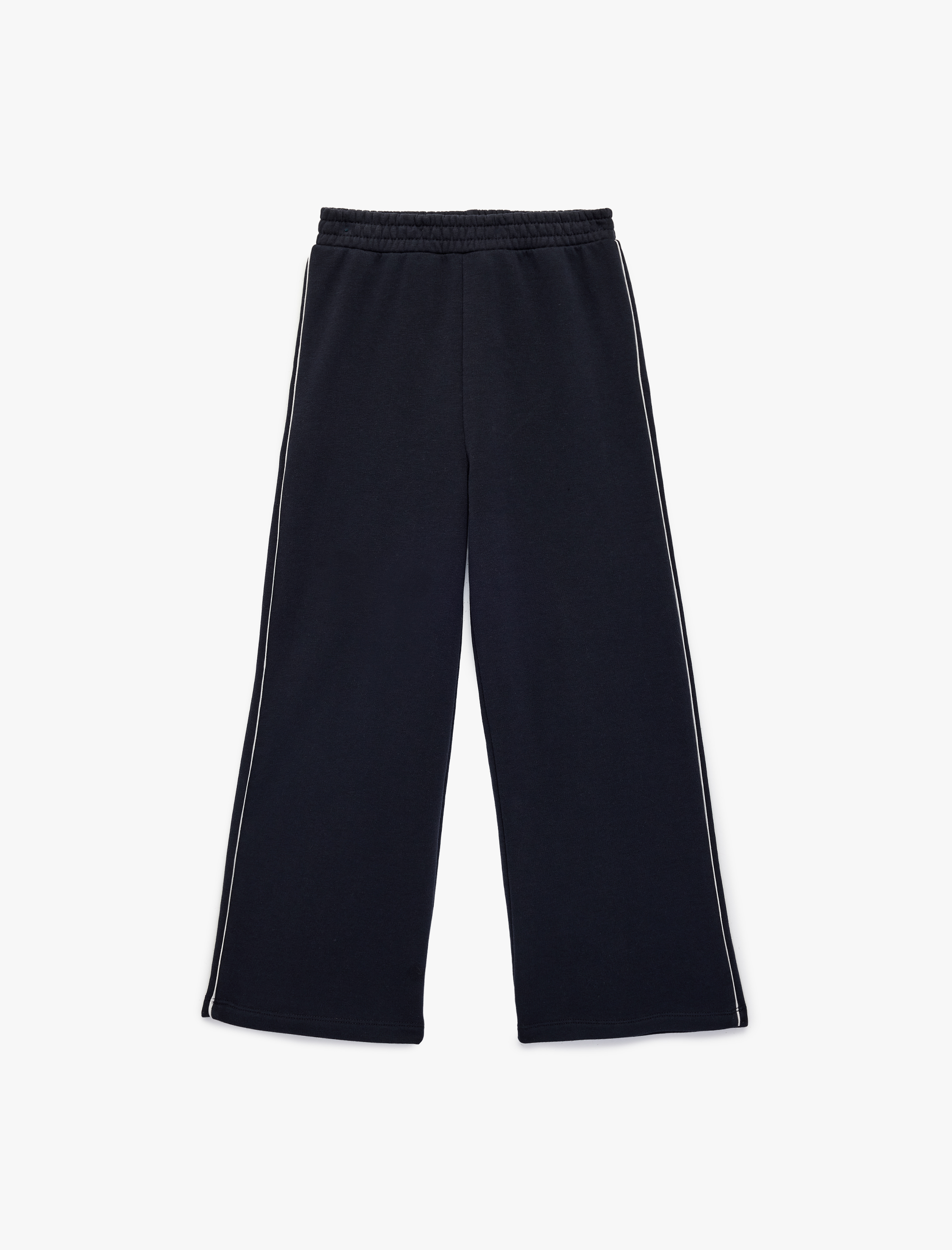  Kız Çocuk Beli Lastikli Geniş Paça Eşofman Altı