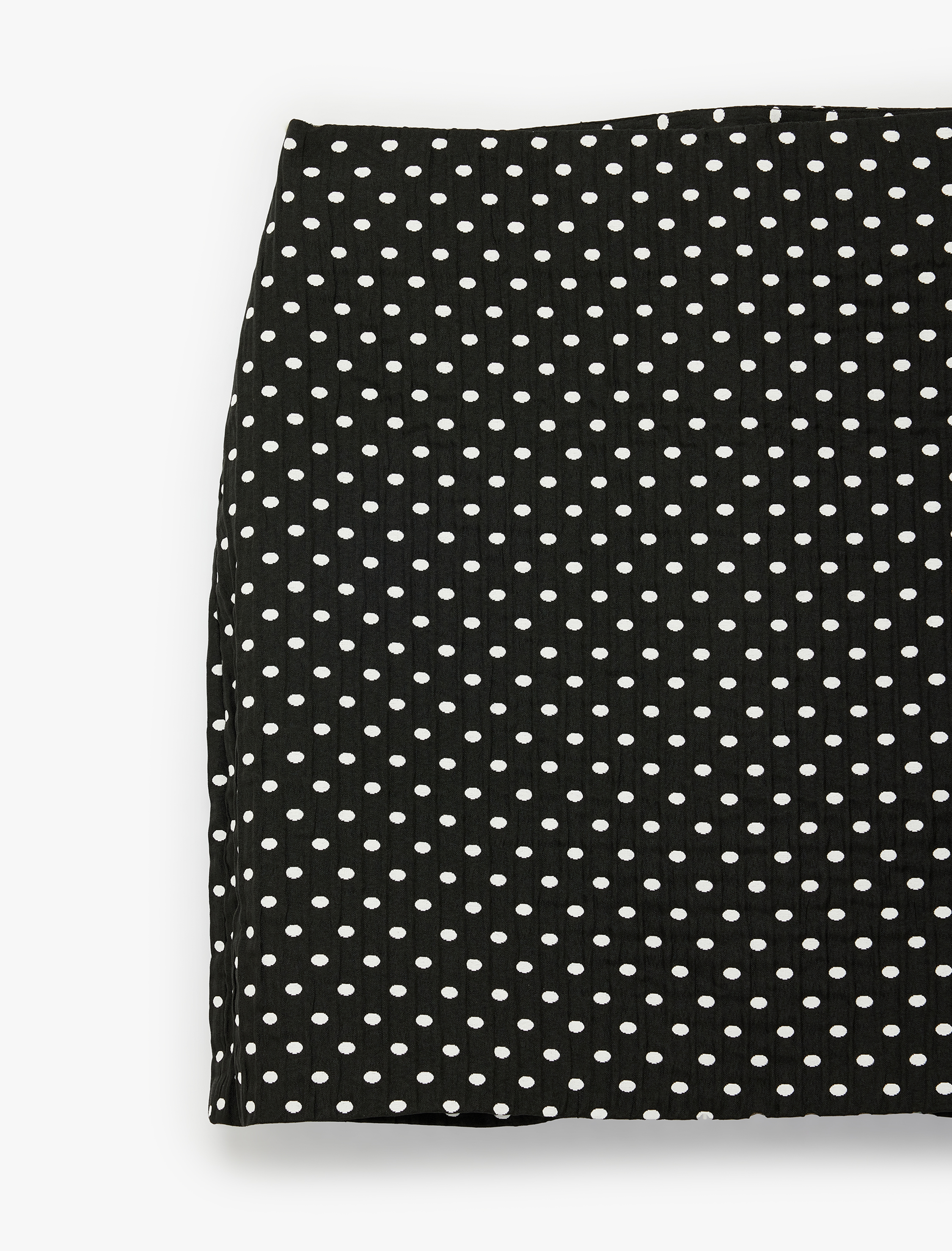   Puantiyeli Mini A Kesim Etek