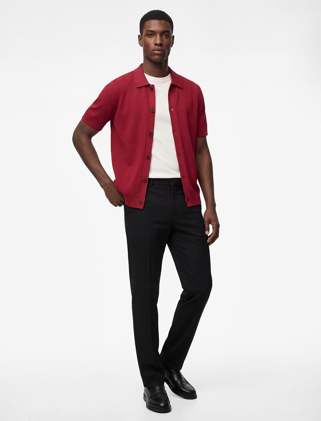   Slim Fit Normal Bel Cepli Kumaş Pantolon