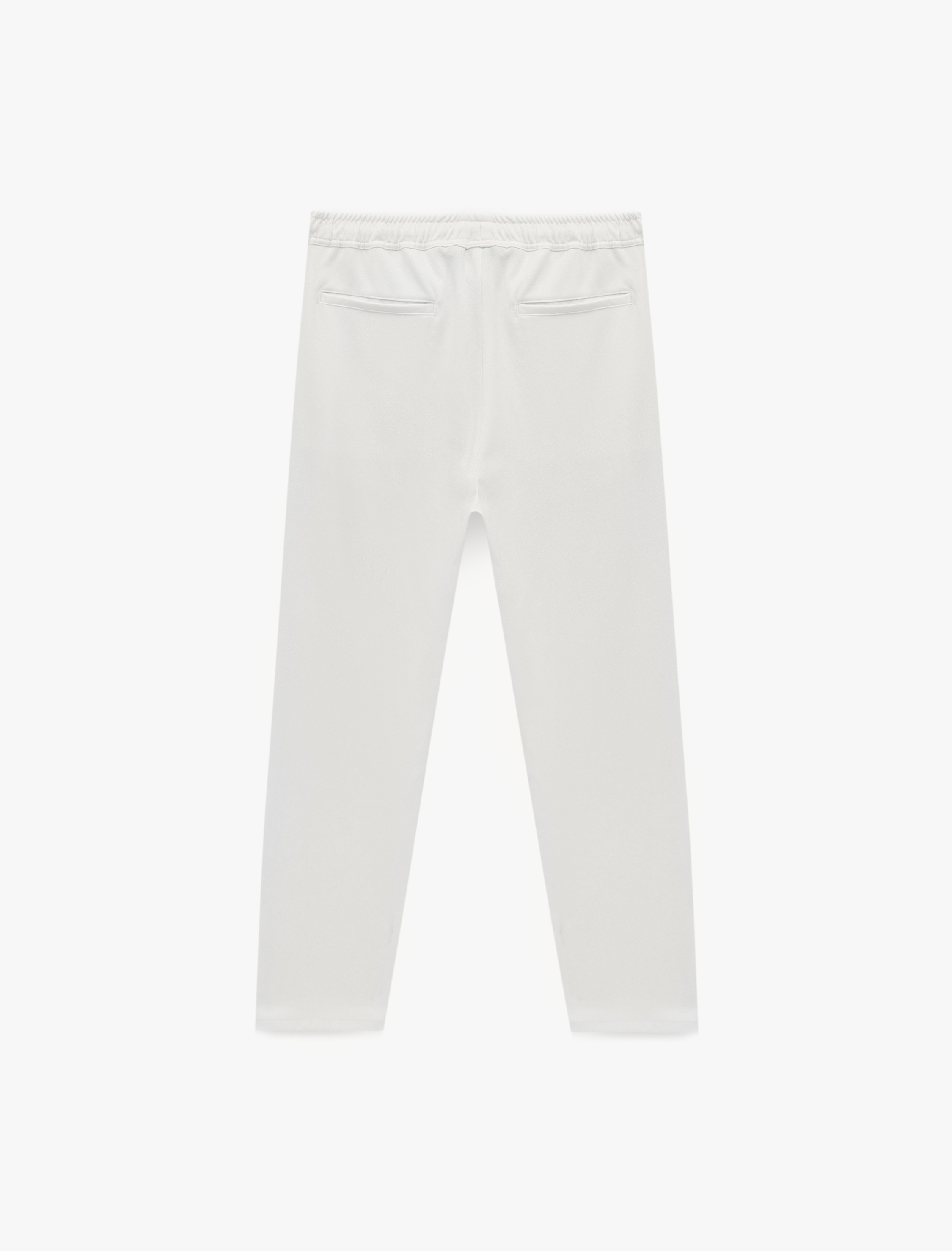   Regular Fit Cepli Beli Bağcıklı Kumaş Pantolon