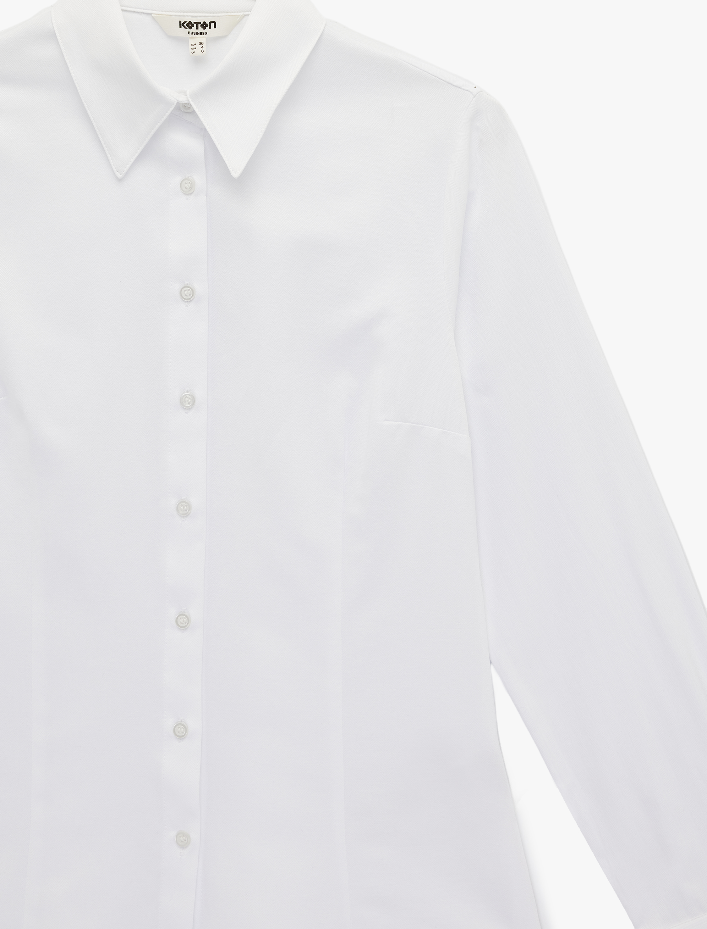   Regular Fit Uzun Kollu Düğmeli Klasik Yaka Gömlek