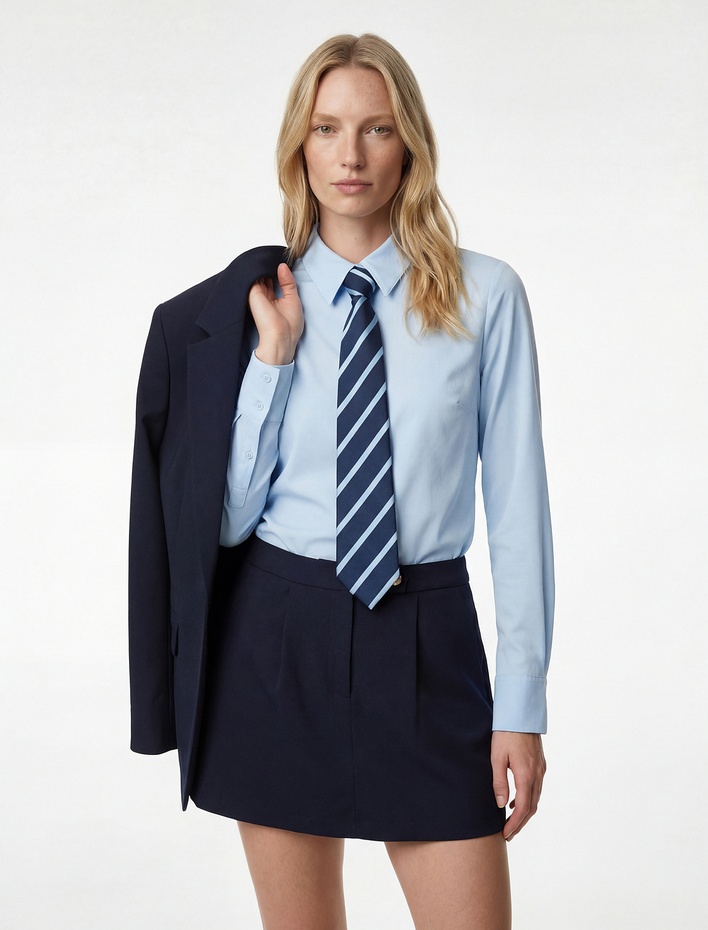  Regular Fit Klasik Yaka Uzun Kollu Gömlek