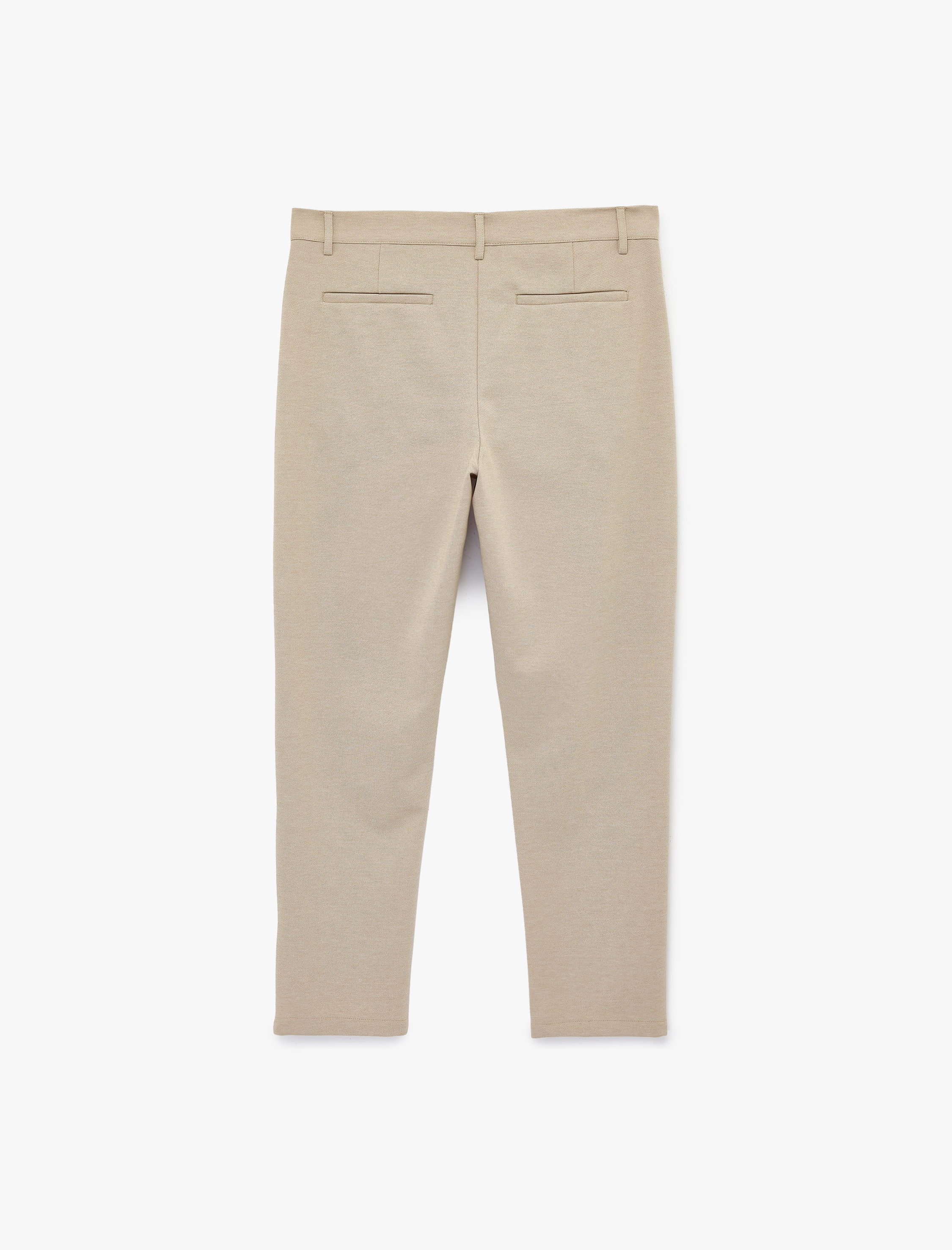   Slim Fit Normal Bel Cepli Kumaş Pantolon