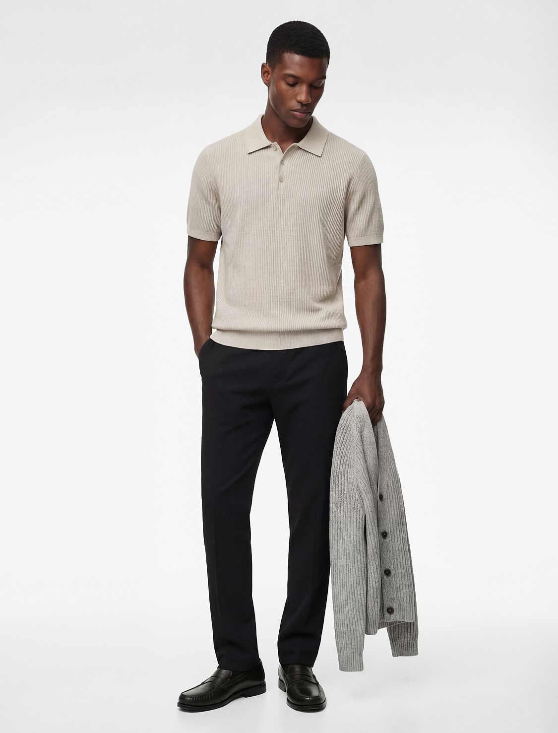   Slim Fit Normal Bel Cepli Kumaş Pantolon