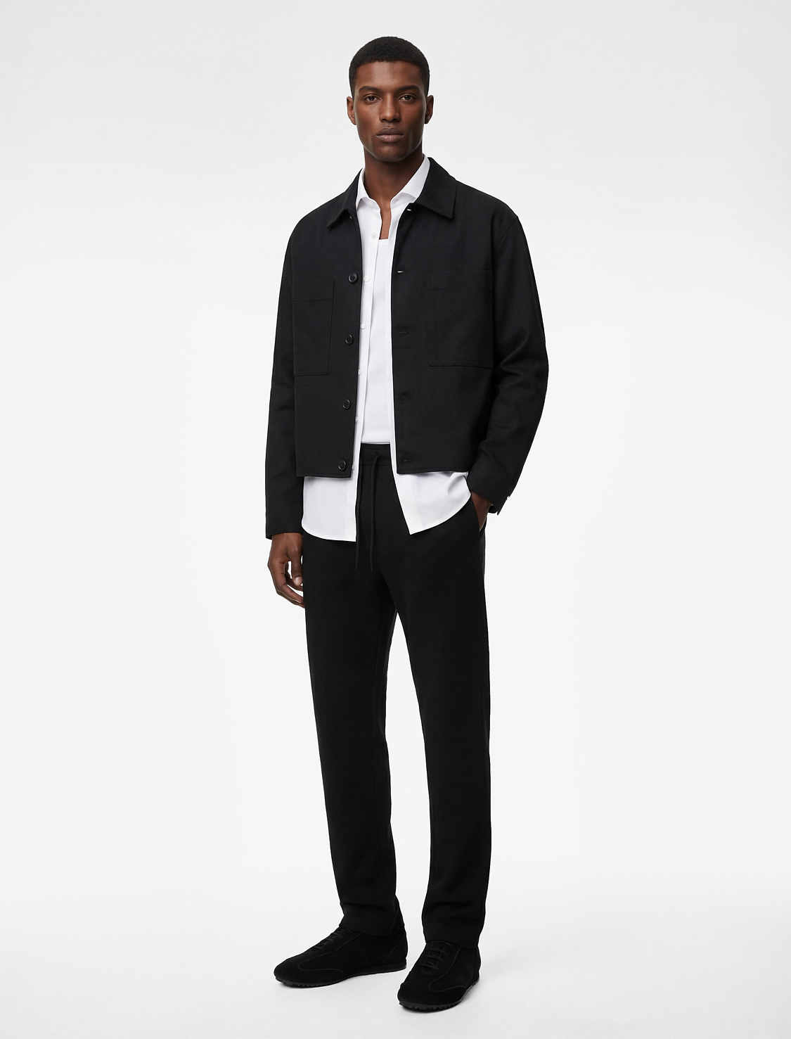   Regular Fit Cepli Beli Bağcıklı Kumaş Pantolon