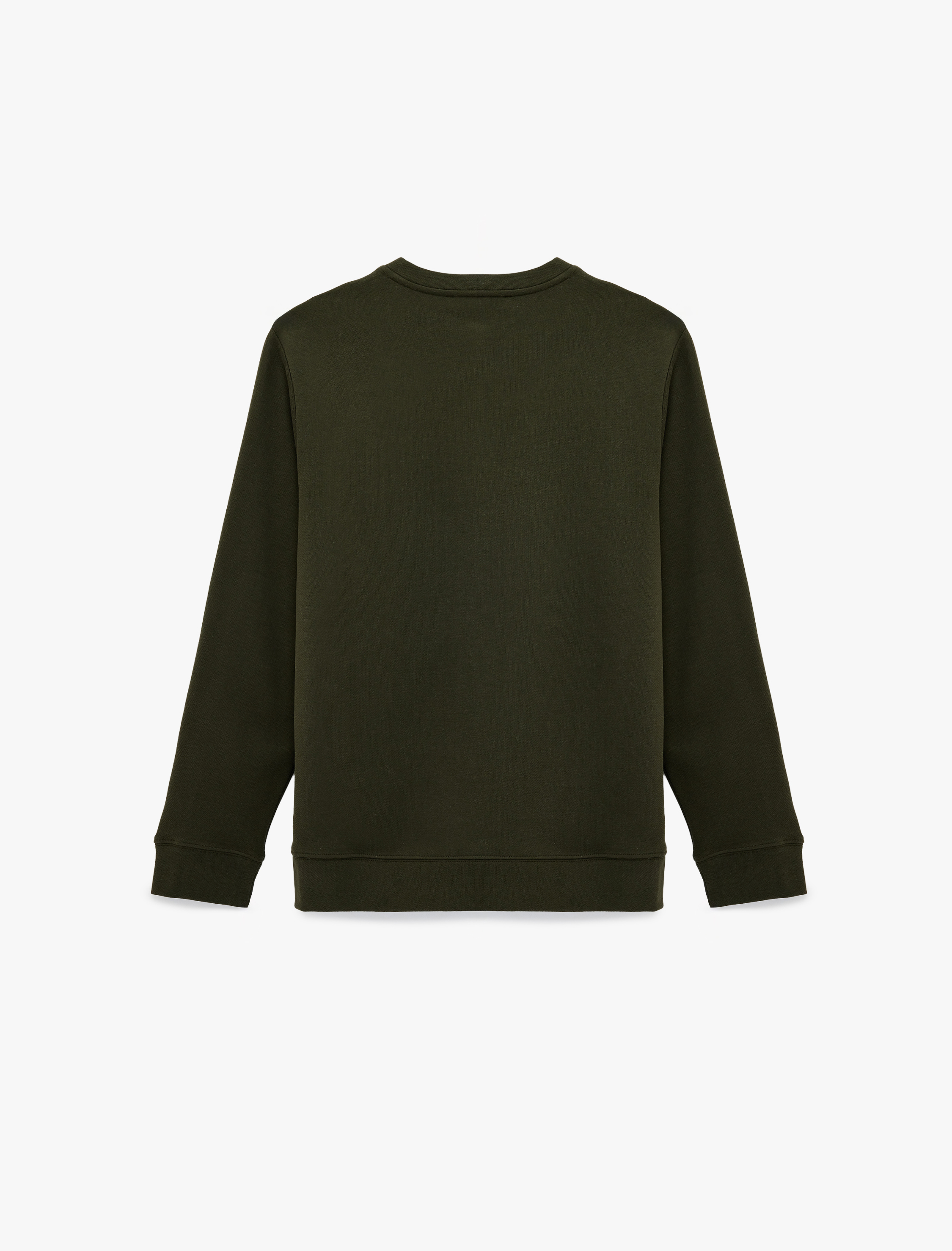   Uzun Kollu Pamuklu Basic Bisiklet Yaka Sweatshirt