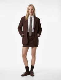 Regular Fit A Kesim Mini Etek