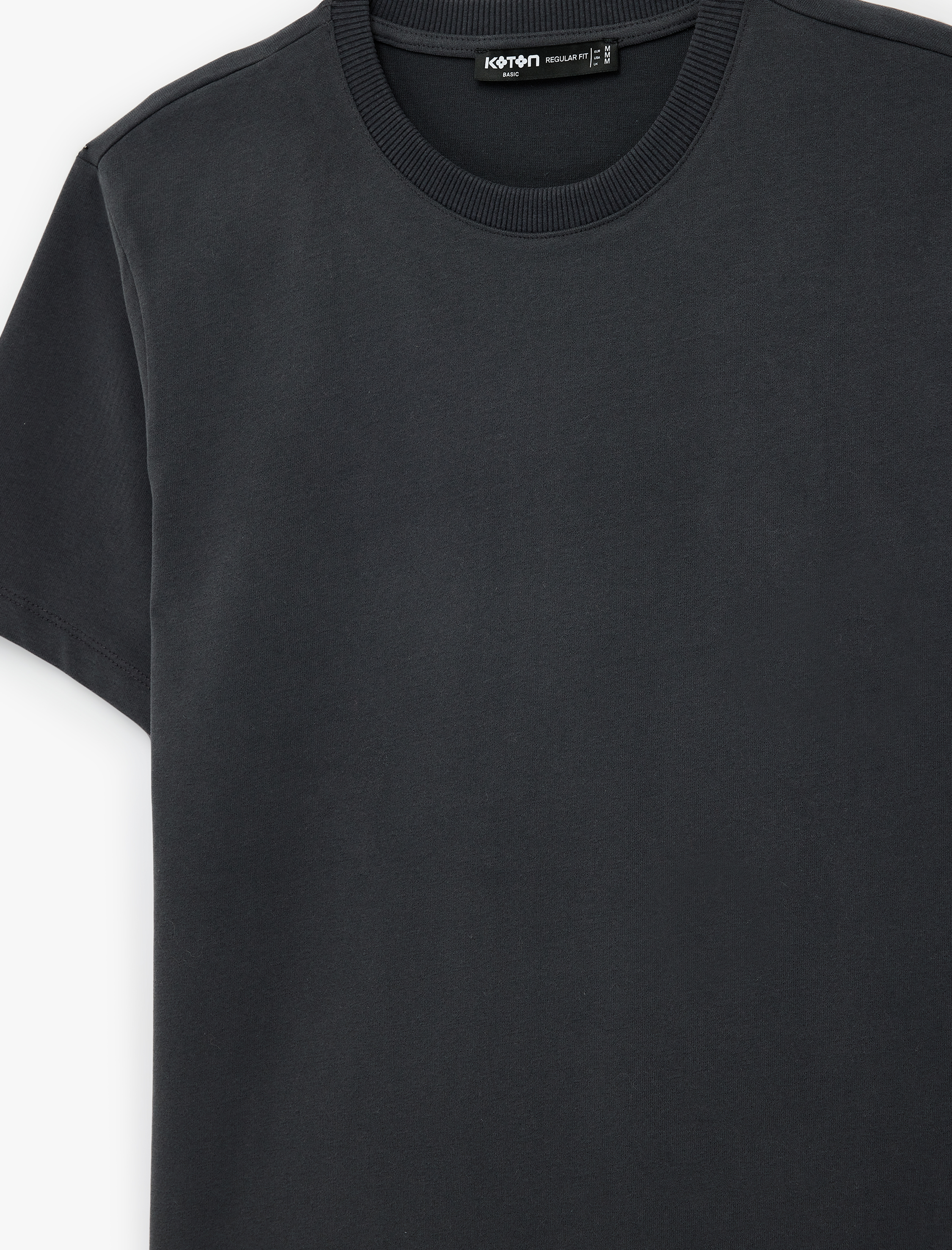   Pamuklu Regular Fit Kısa Kollu Basic Bisiklet Yaka Tişört