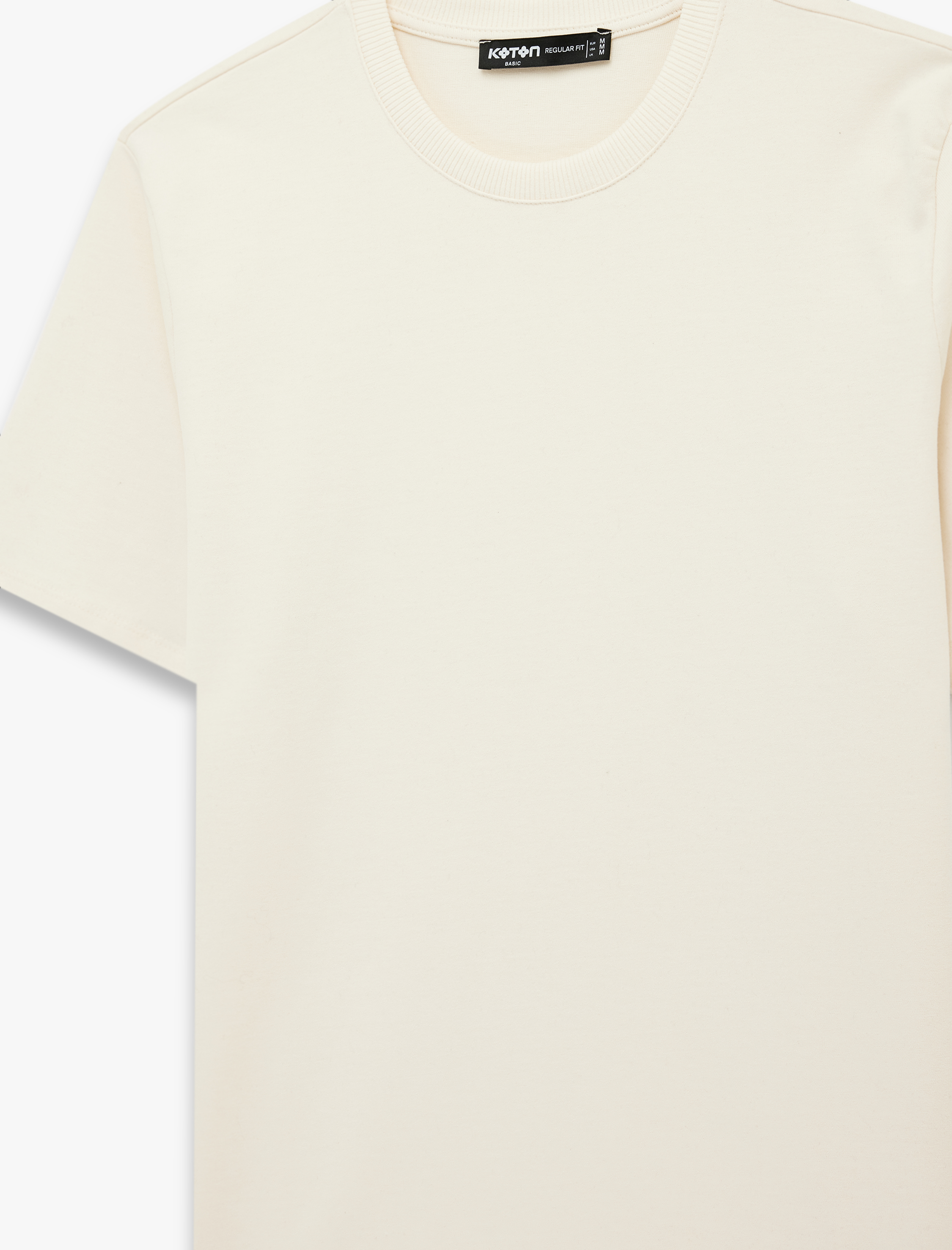   Pamuklu Regular Fit Kısa Kollu Basic Bisiklet Yaka Tişört