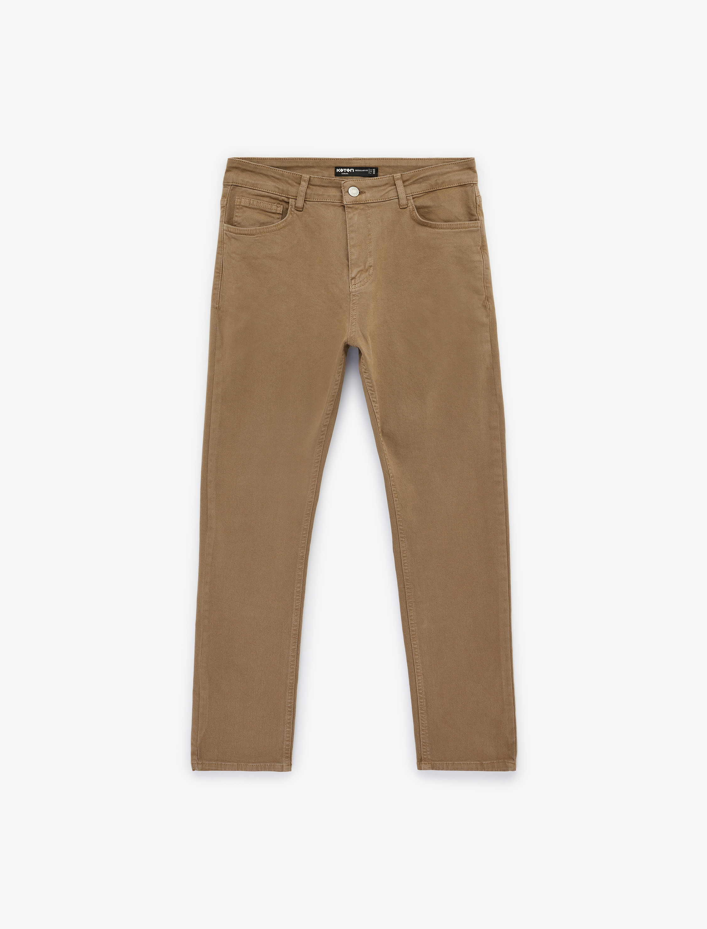   Pamuklu Cepli Düğmeli Regular Fit Pantolon