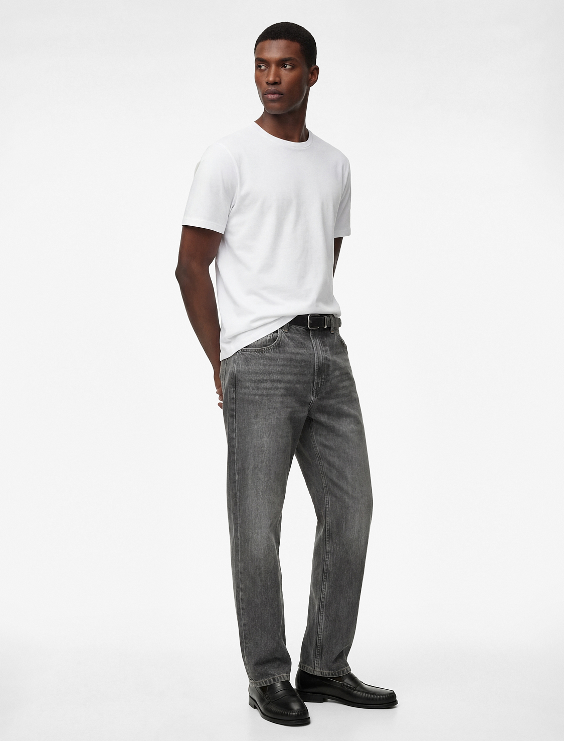   Kısa Kollu Pamuklu Bisiklet Yaka Basic Slim Fit Tişört