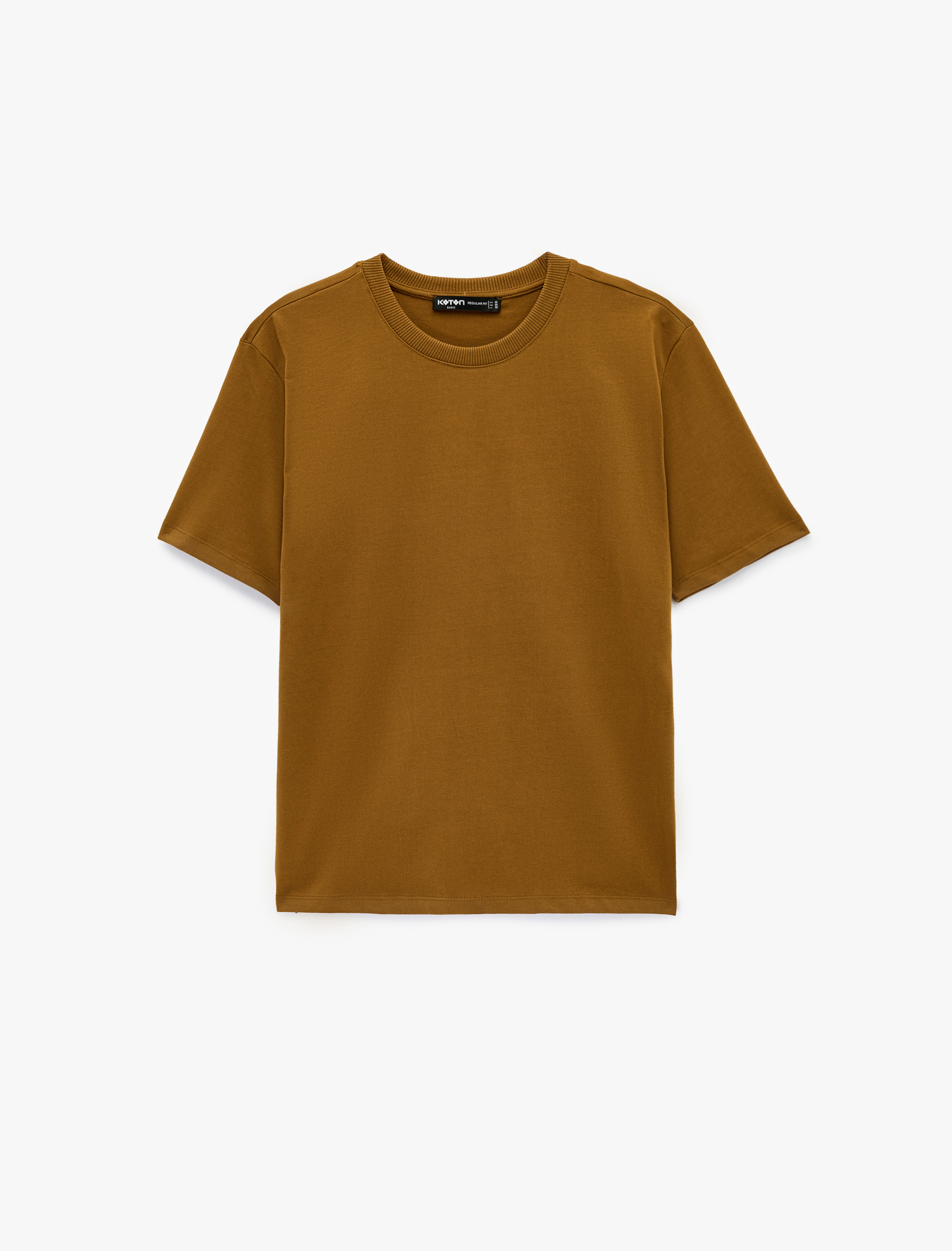   Pamuklu Regular Fit Kısa Kollu Basic Bisiklet Yaka Tişört