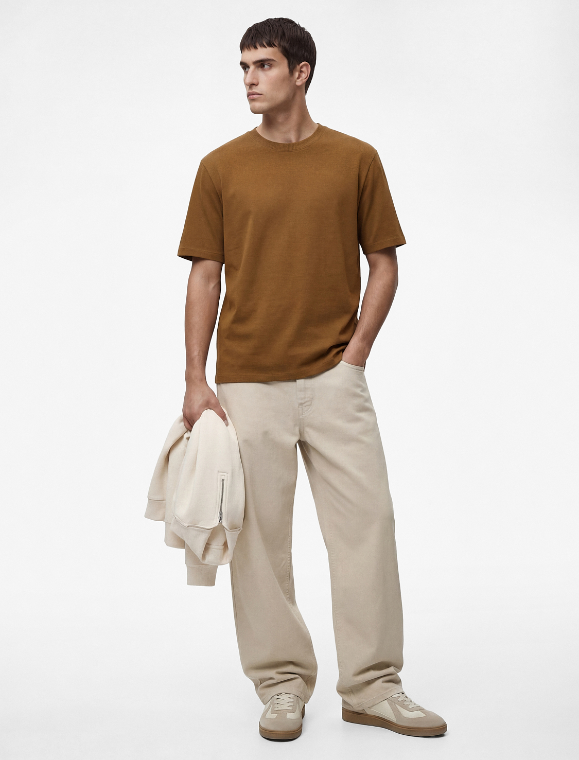   Pamuklu Regular Fit Kısa Kollu Basic Bisiklet Yaka Tişört