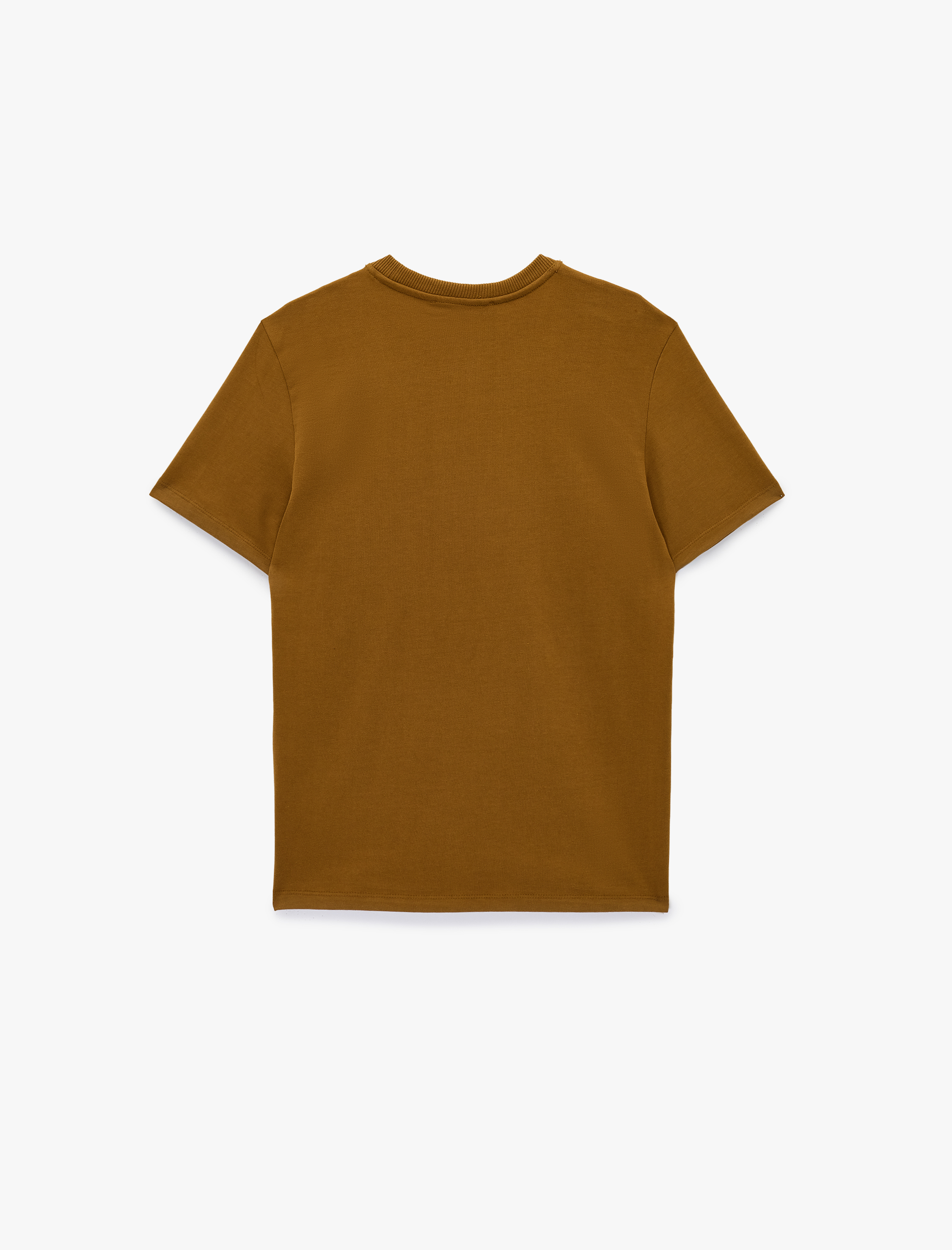   Pamuklu Regular Fit Kısa Kollu Basic Bisiklet Yaka Tişört