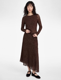 Şal Desenli Asimetrik Midi Etek