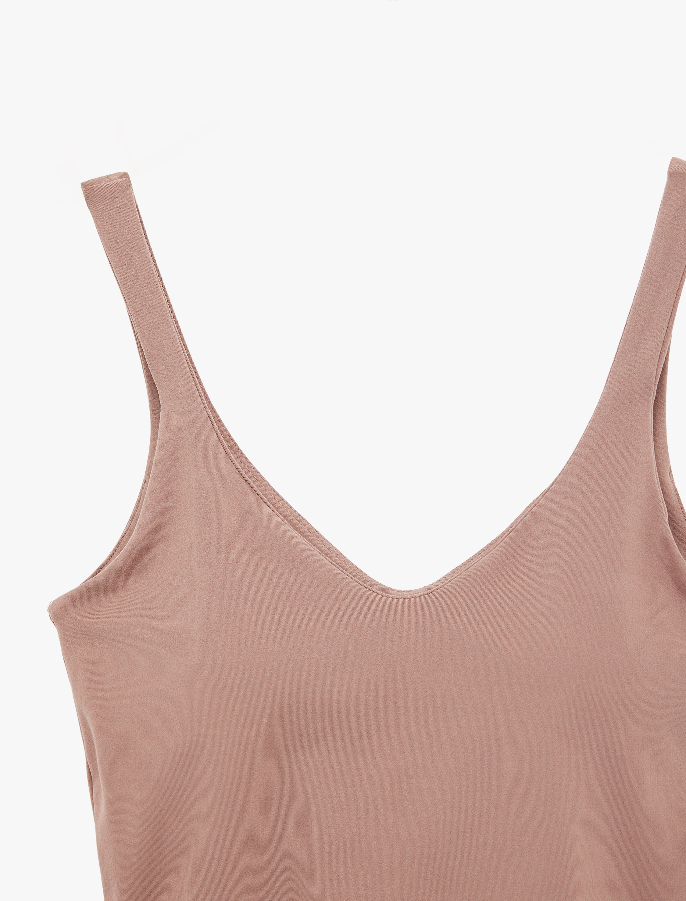   Kolsuz V Yaka İnterlok Sporcu Sütyeni