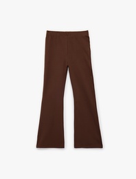 Dar Kalıp İspanyol Paça Tayt