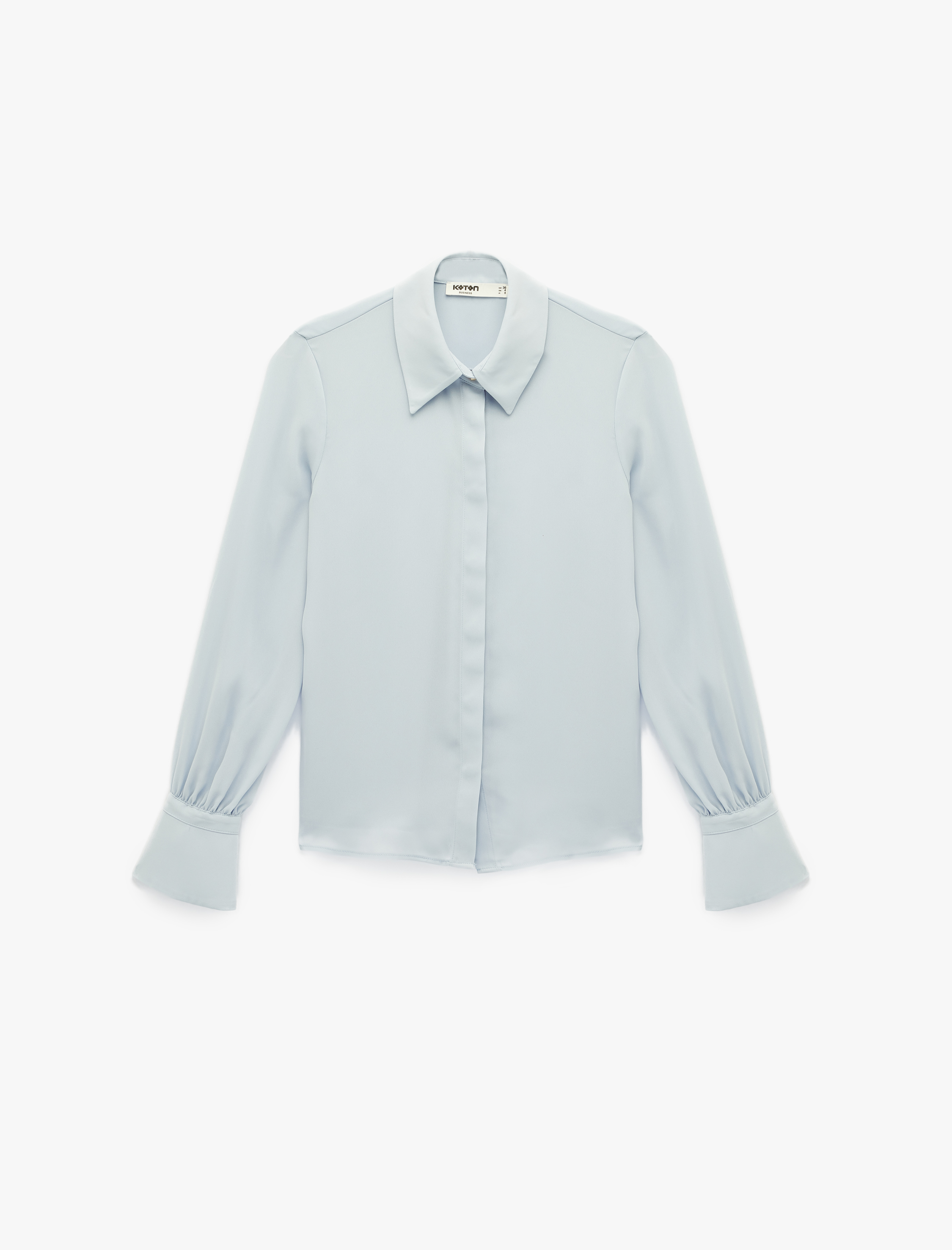   Regular Fit Klasik Yaka Düğmeli Uzun Kollu Gömlek