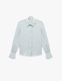 Regular Fit Klasik Yaka Düğmeli Uzun Kollu Gömlek