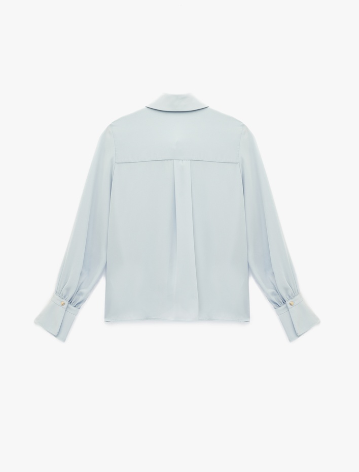  Regular Fit Klasik Yaka Düğmeli Uzun Kollu Gömlek