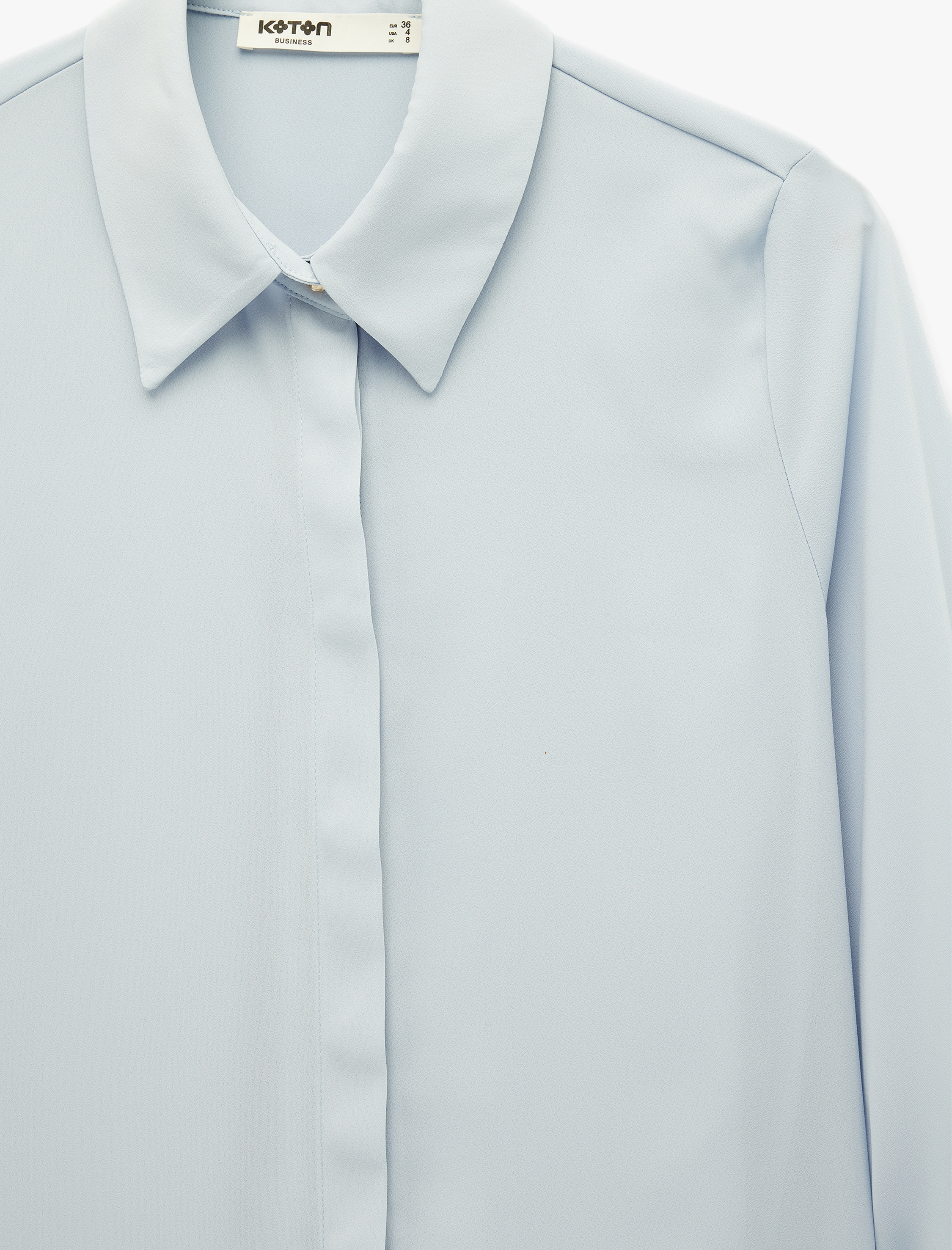   Regular Fit Klasik Yaka Düğmeli Uzun Kollu Gömlek