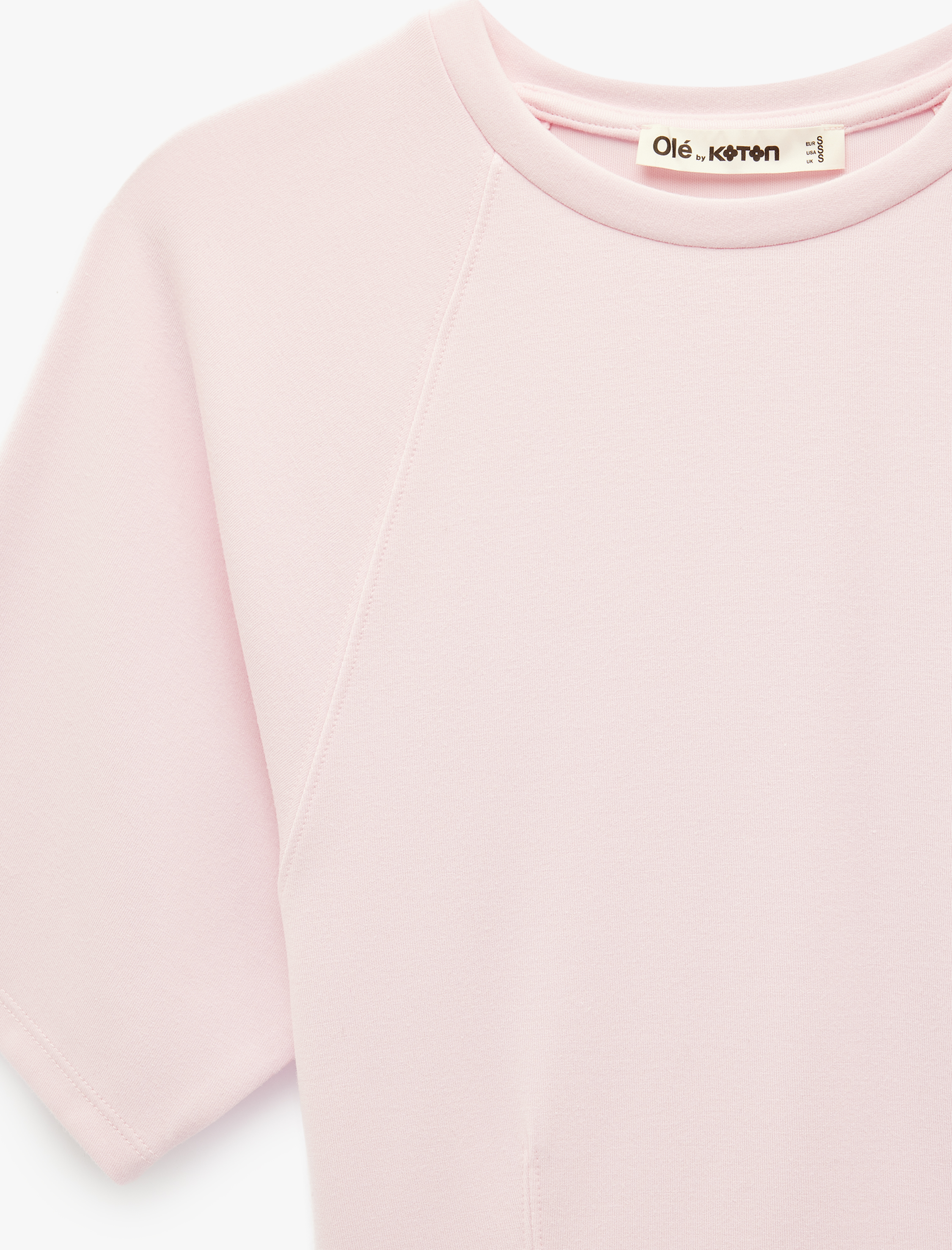   Slim Fit Kısa Kollu Bisiklet Yaka Modal Karışımlı Tişört