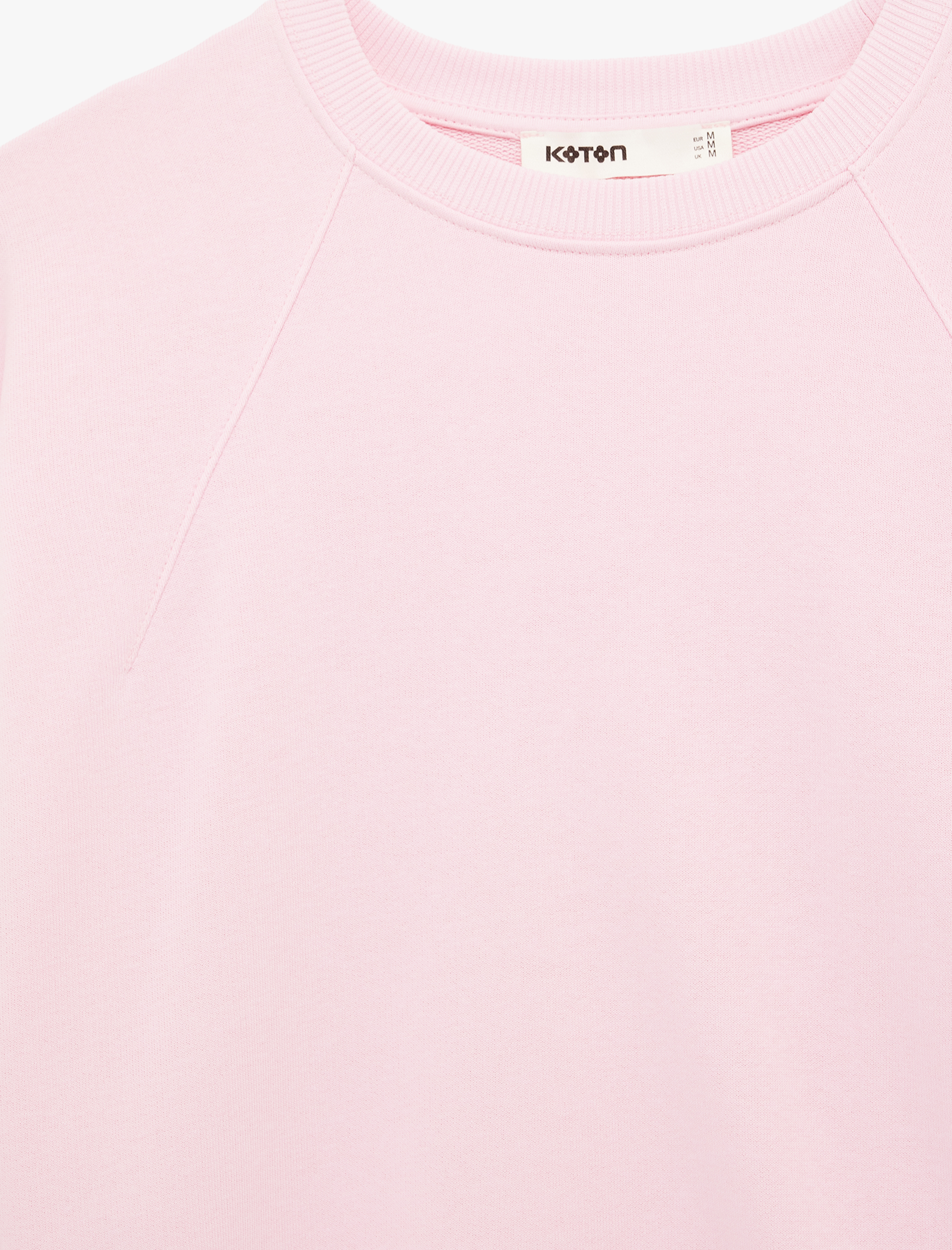   Uzun Kollu Bisiklet Yaka Üç İplik Sweatshirt