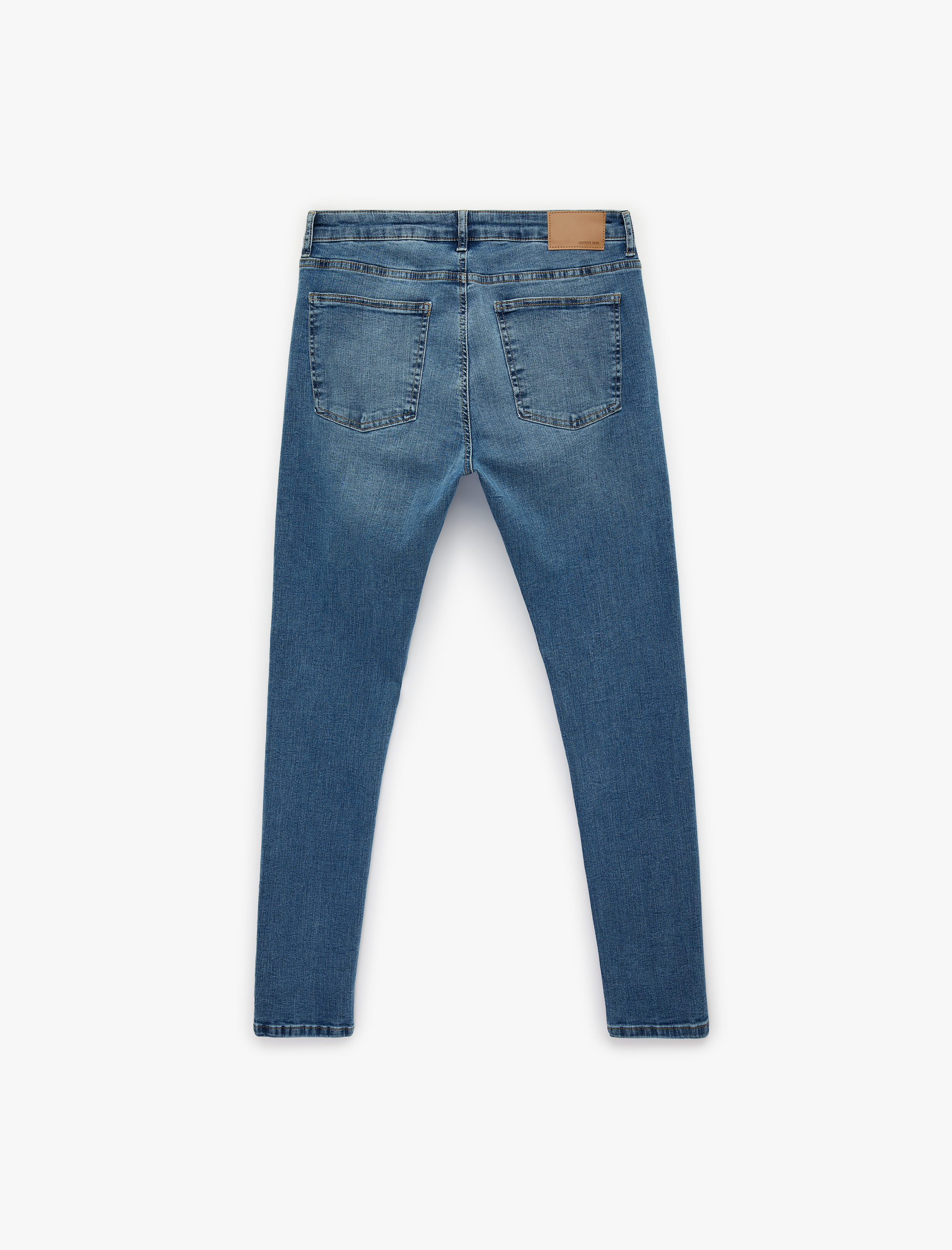   Normal Bel Dar Paça Pamuklu Skinny Fit Jean Pantolon - Michael Jean